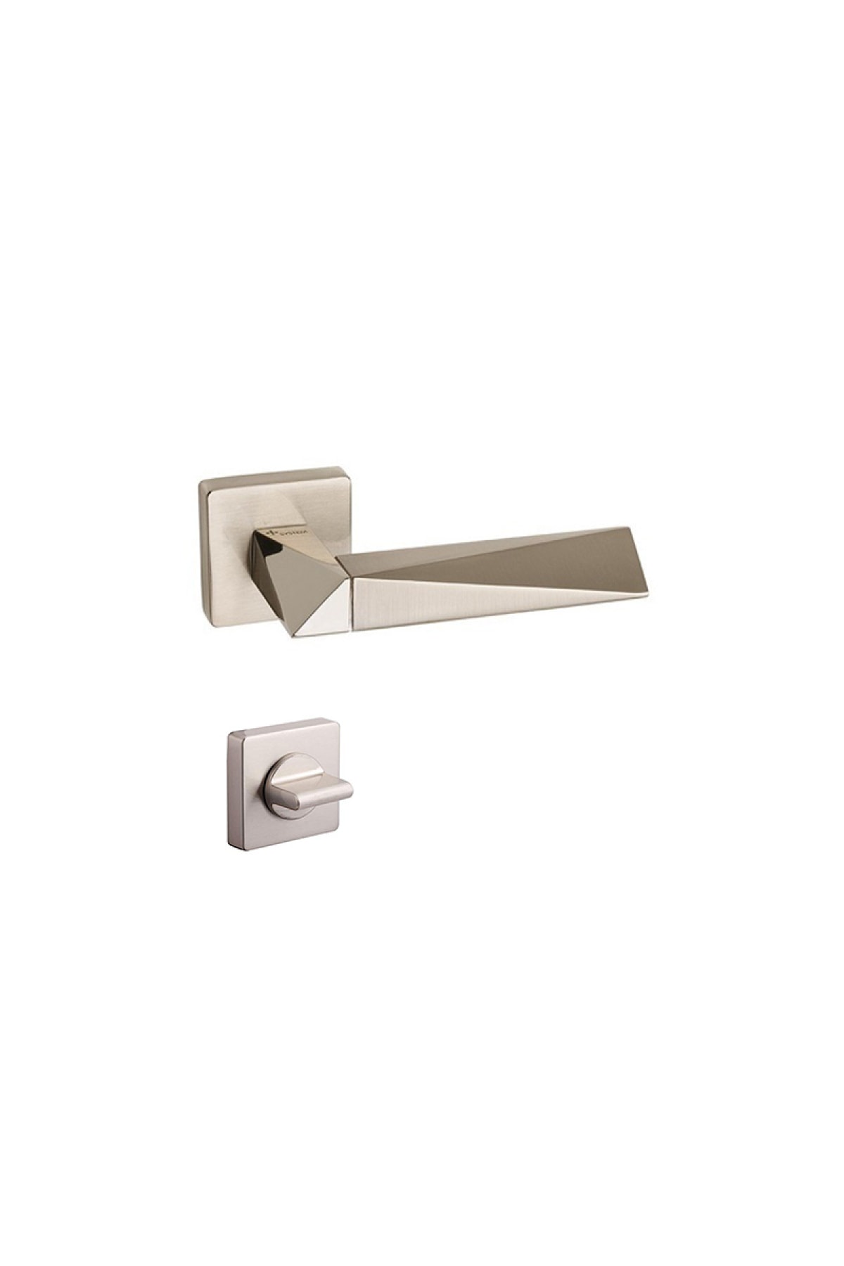 System Agate Nikel Saten-parlak Wc Kapı Kolu