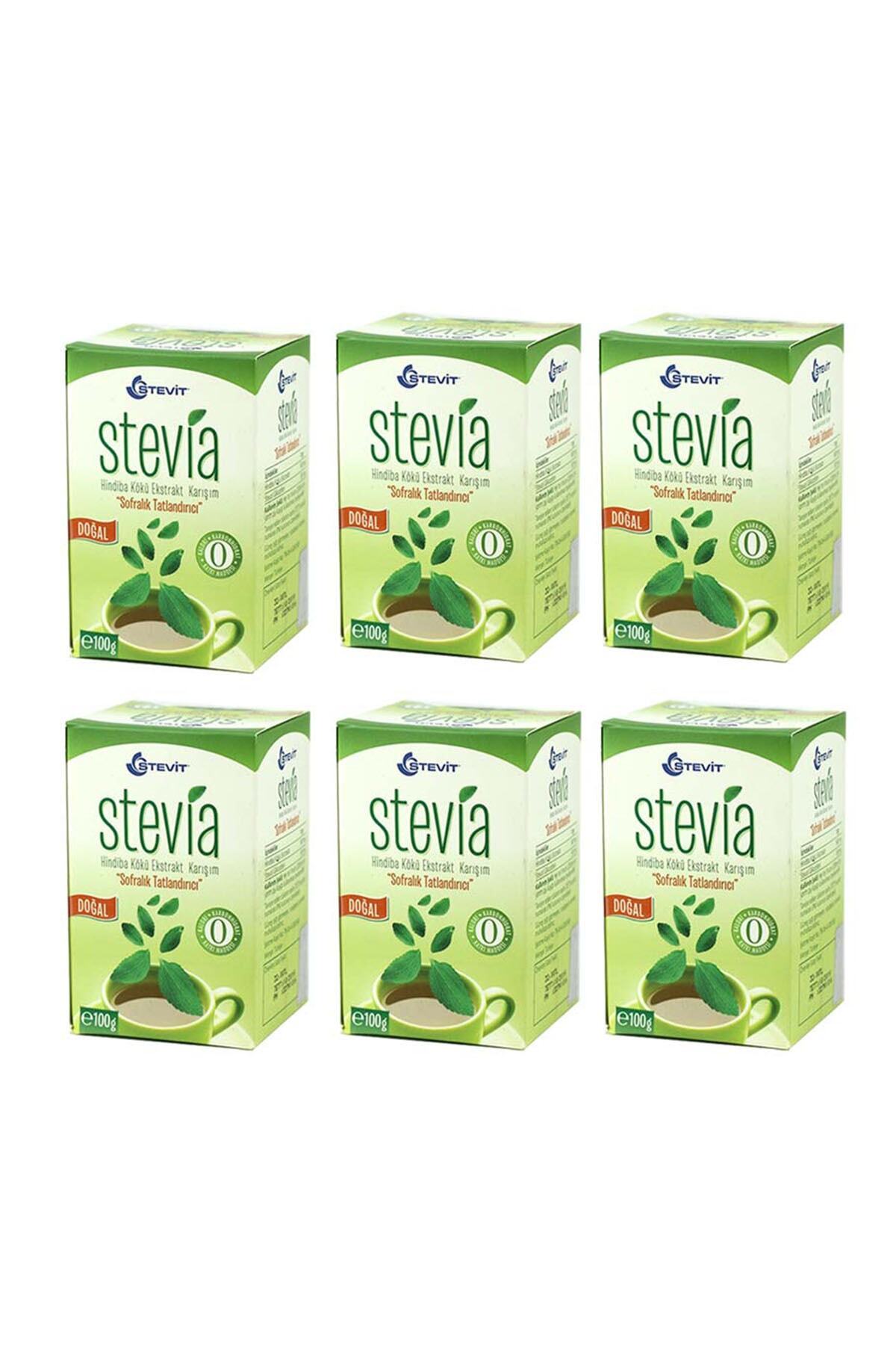 Balen 6 Adet (stevit) Stevia (hindibakökü Ekstrakt Karışım 100 gr