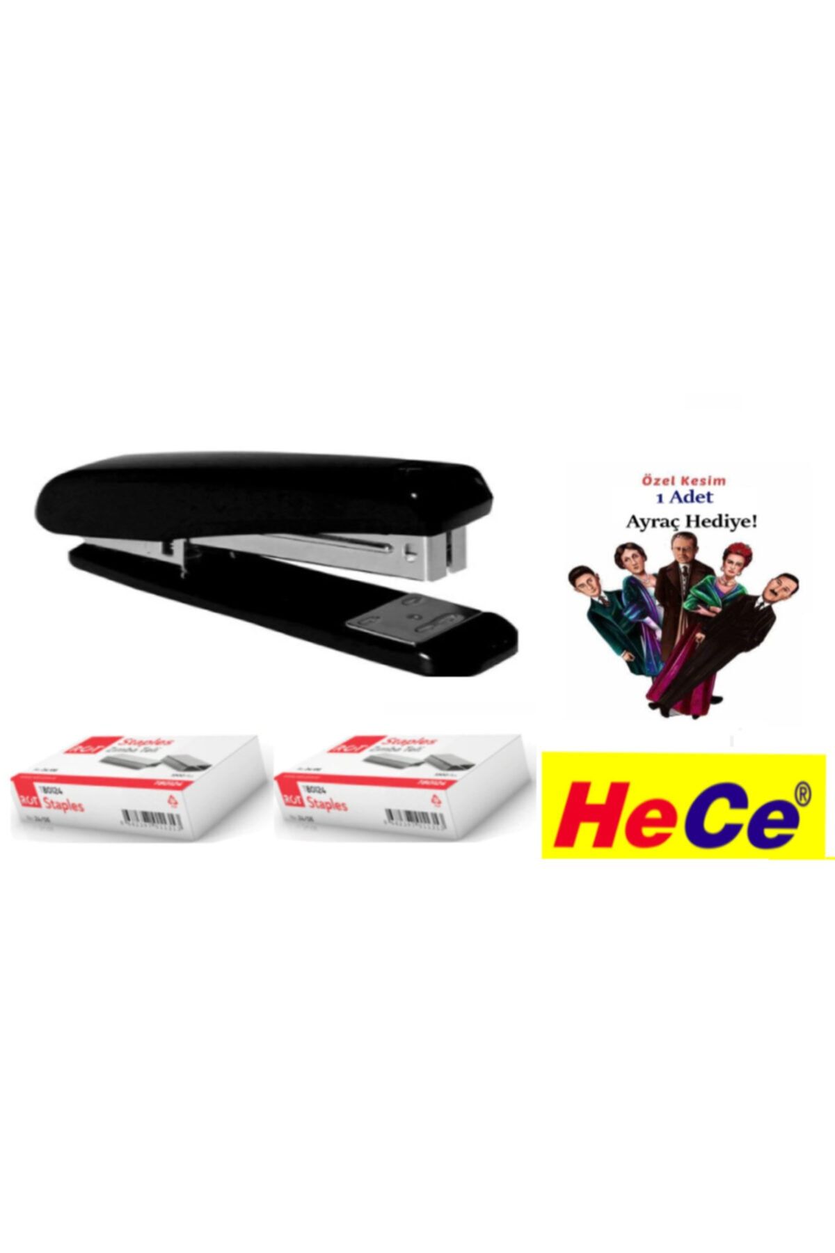 HeCe Rot 24/6 Zımba Makinesi(1.kalite) + 2 Paket 24/6 Zımba Teli + Ayraç Hediyeli