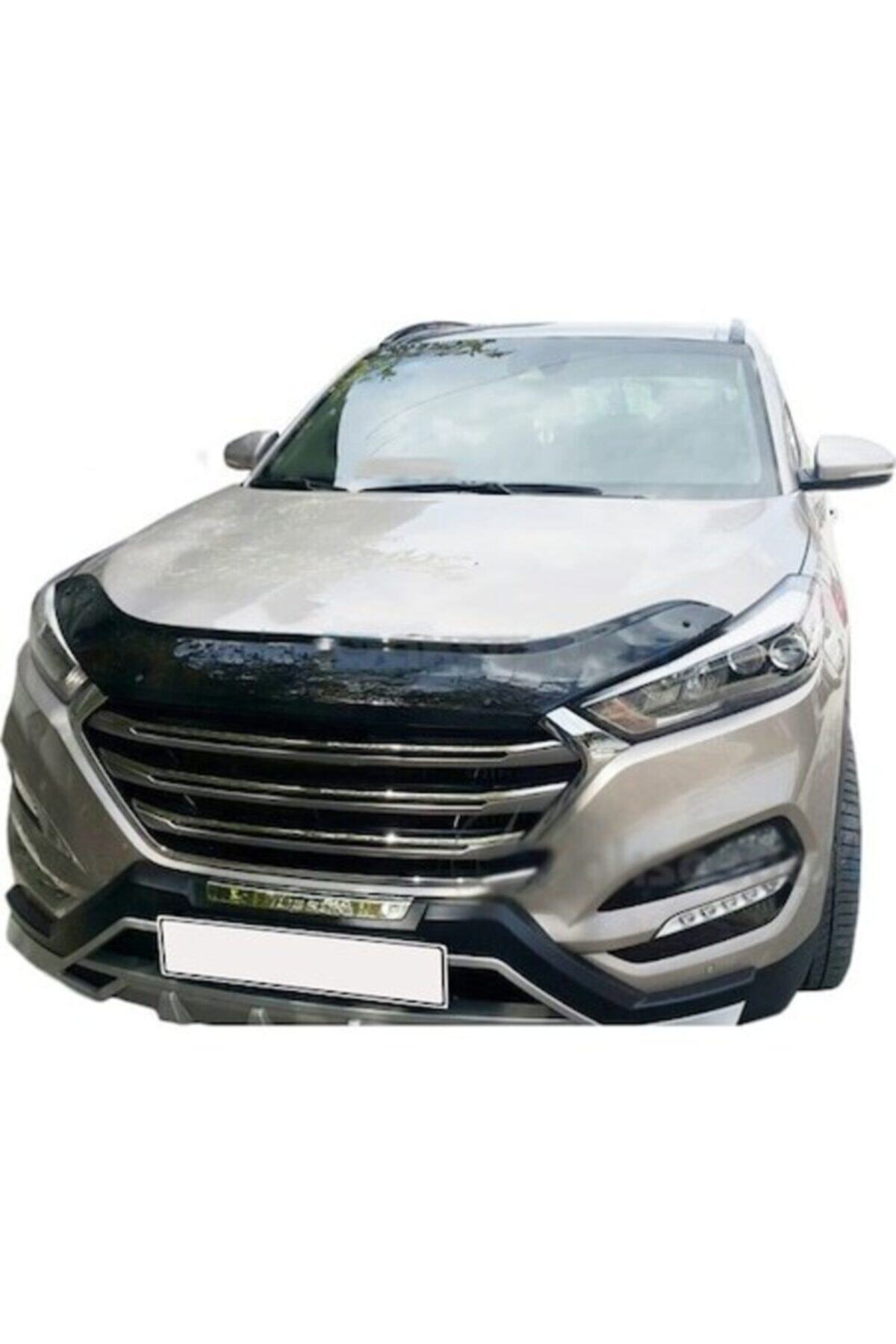 ElitTuning Hyundai Tucson 2016 ve Üzeri Uyumlu Piano Black Kaput Rüzgarlığı