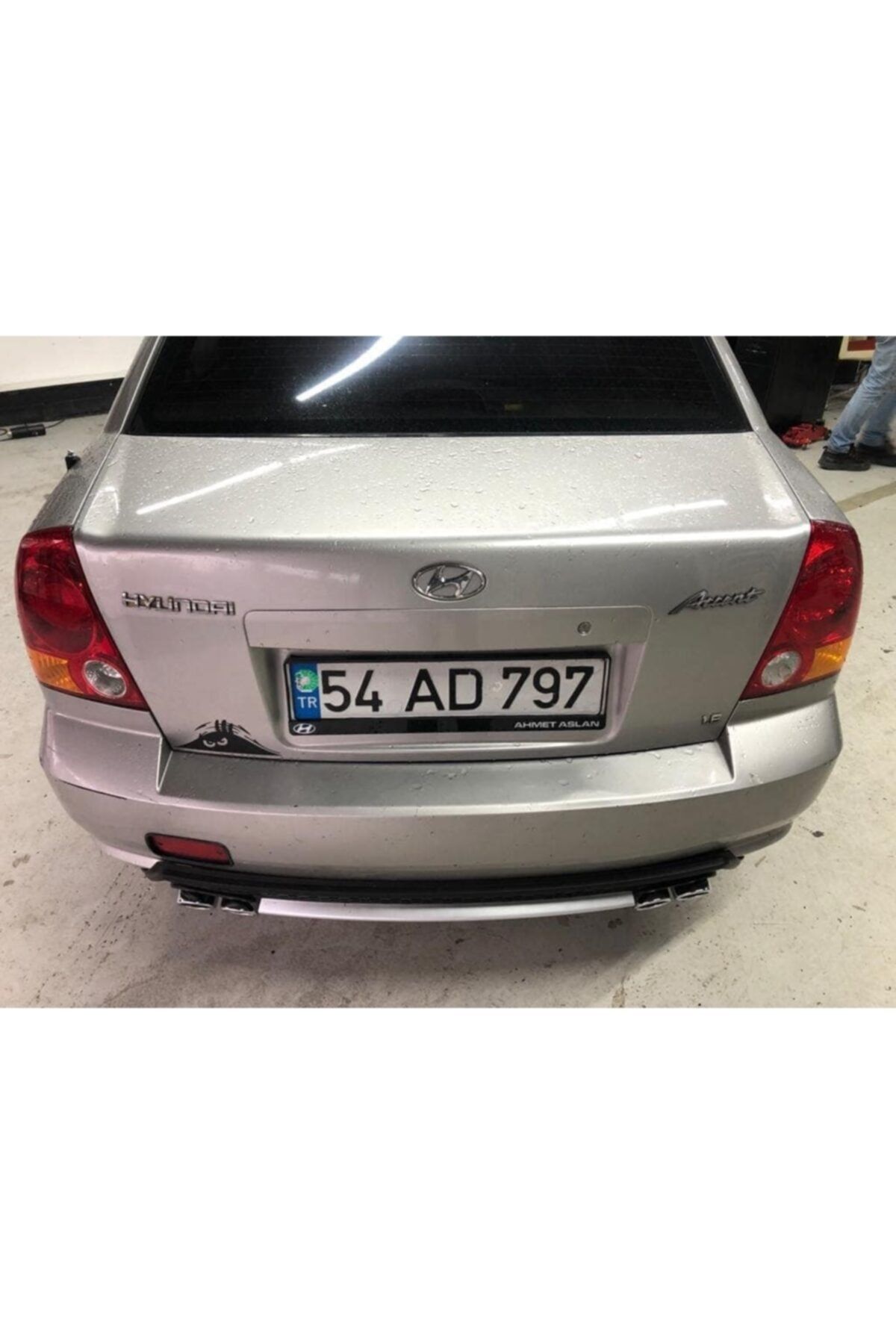 elittuning hyundai accent admire arka difuzor difizor abs plastik 1 kalite fiyati yorumlari trendyol