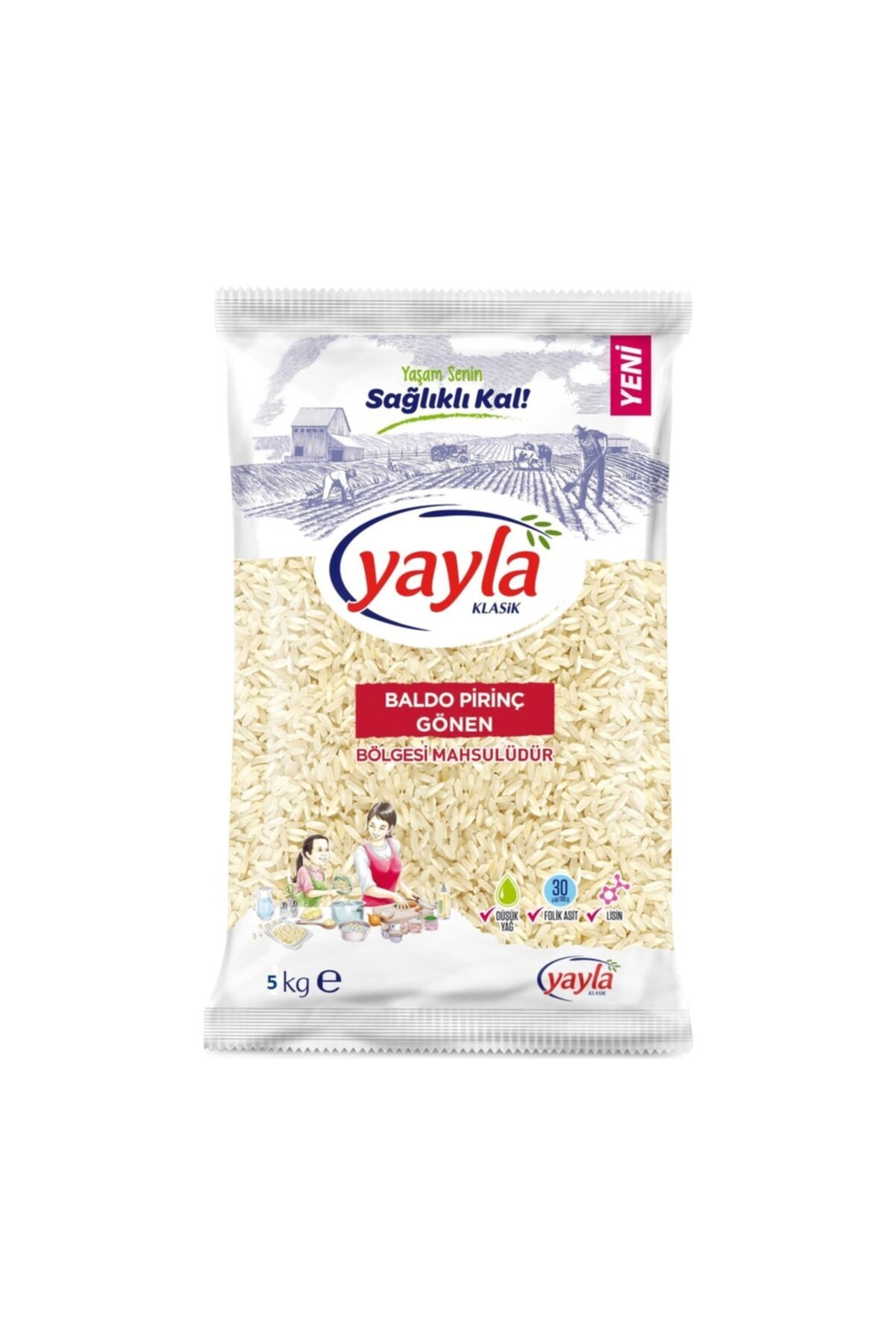 Yayla Gonen Baldo Pirinç 5kg