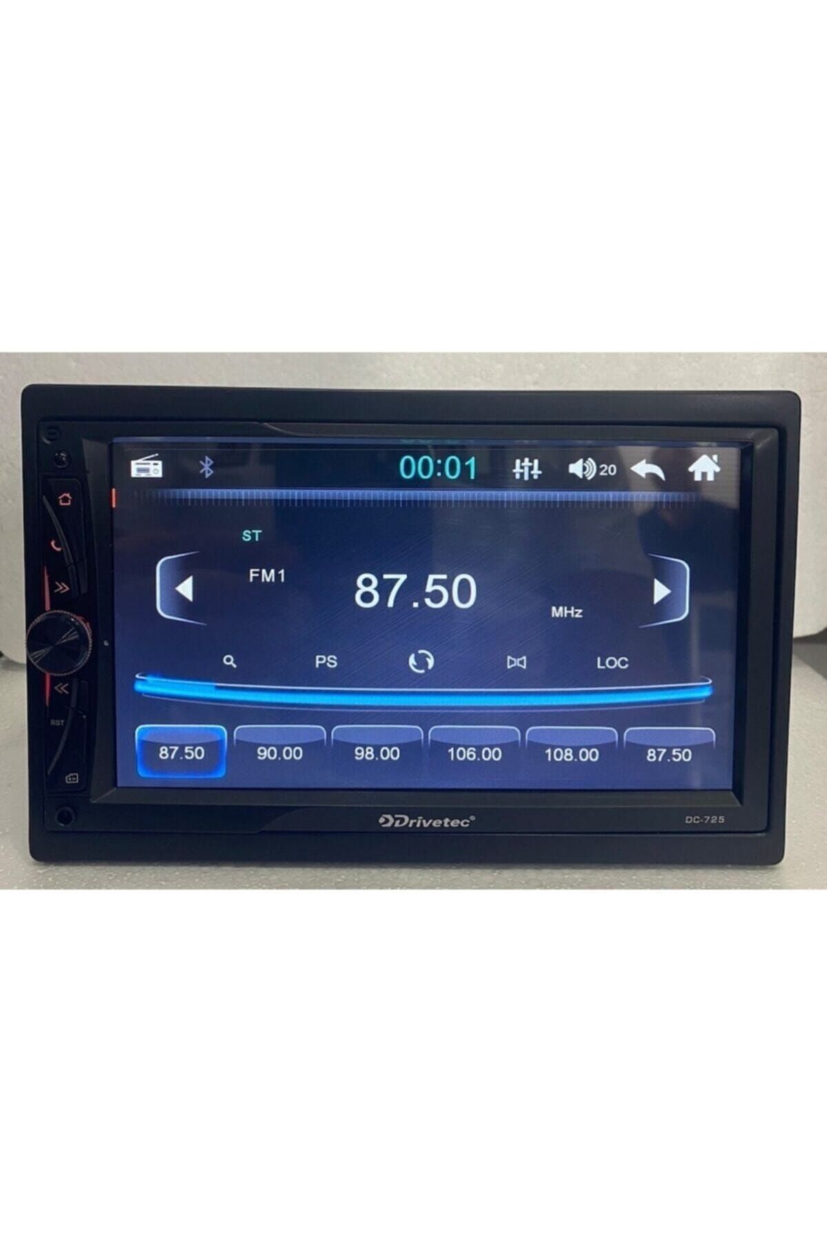 orpheus citroen c2 uyumlu double din oto teyp drivetec dc 725 modeli dokunmatik multimedya sistemi kamera fiyati yorumlari trendyol