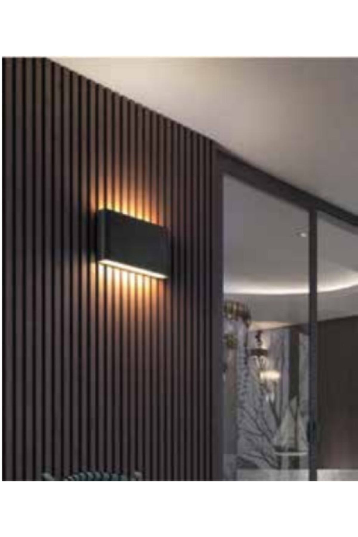 MOLLED Dekoratif Led Aplik Siyah Kasa Gün Işığı Çift Yönlü