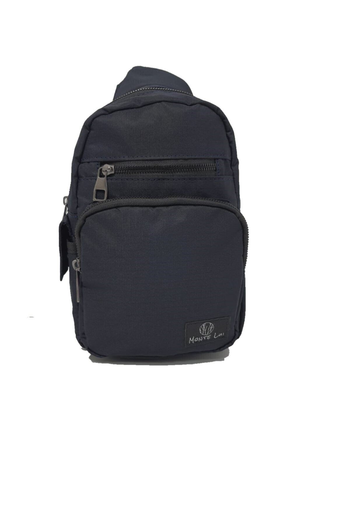 Monte Lui Unisex Lacivert Bel Çantası