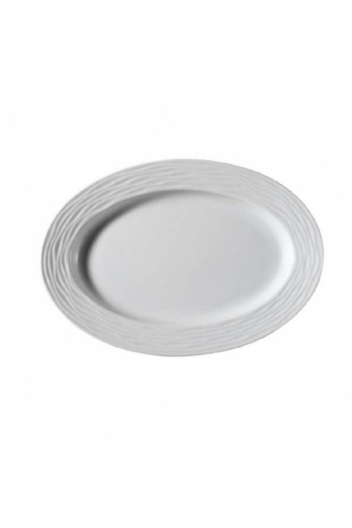 Kütahya Porselen Safir Serisi Kayık Tabak 32 cm