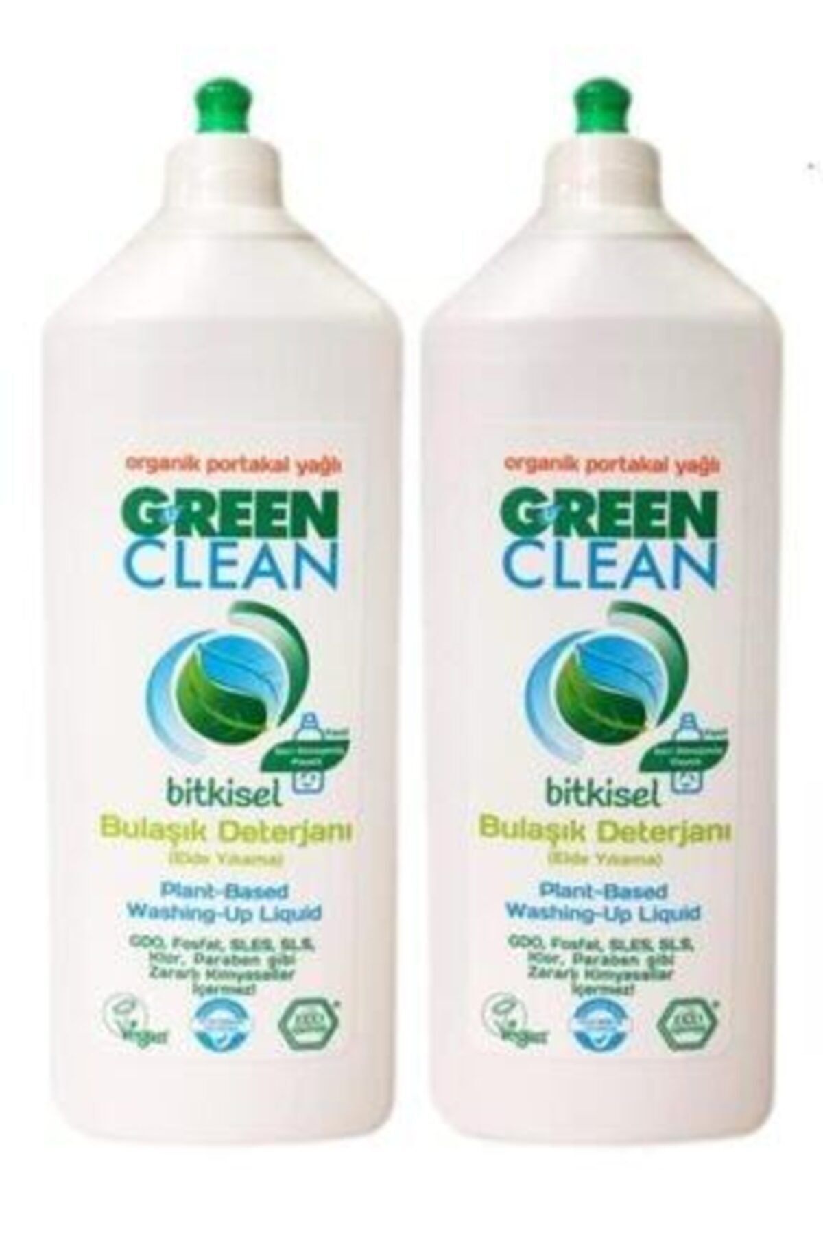 U Green Clean Bulaşık Deterjanı Elde Yıkama 750 ml 2 Adet