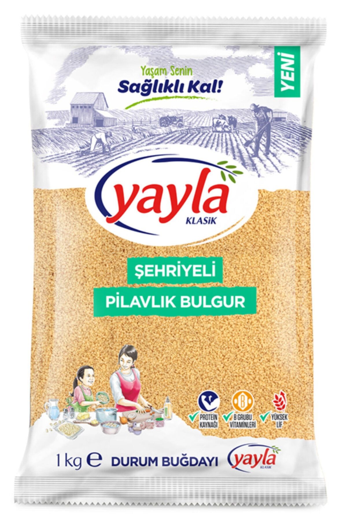 Yayla Şehriyeli Pilavlık Bulgur 1 Kg.