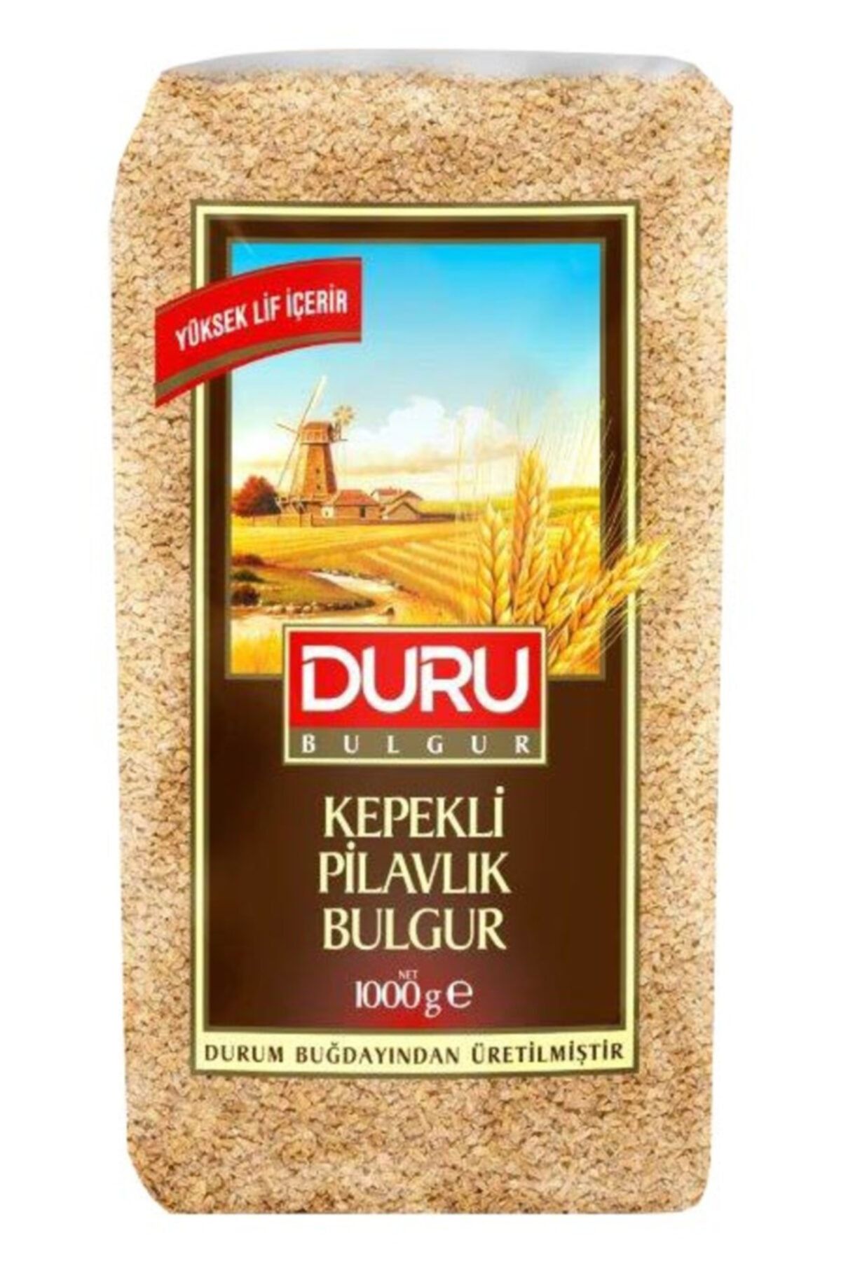 Duru Bakliyat Duru Kepekli Pilavlık Bulgur 1 Kg.