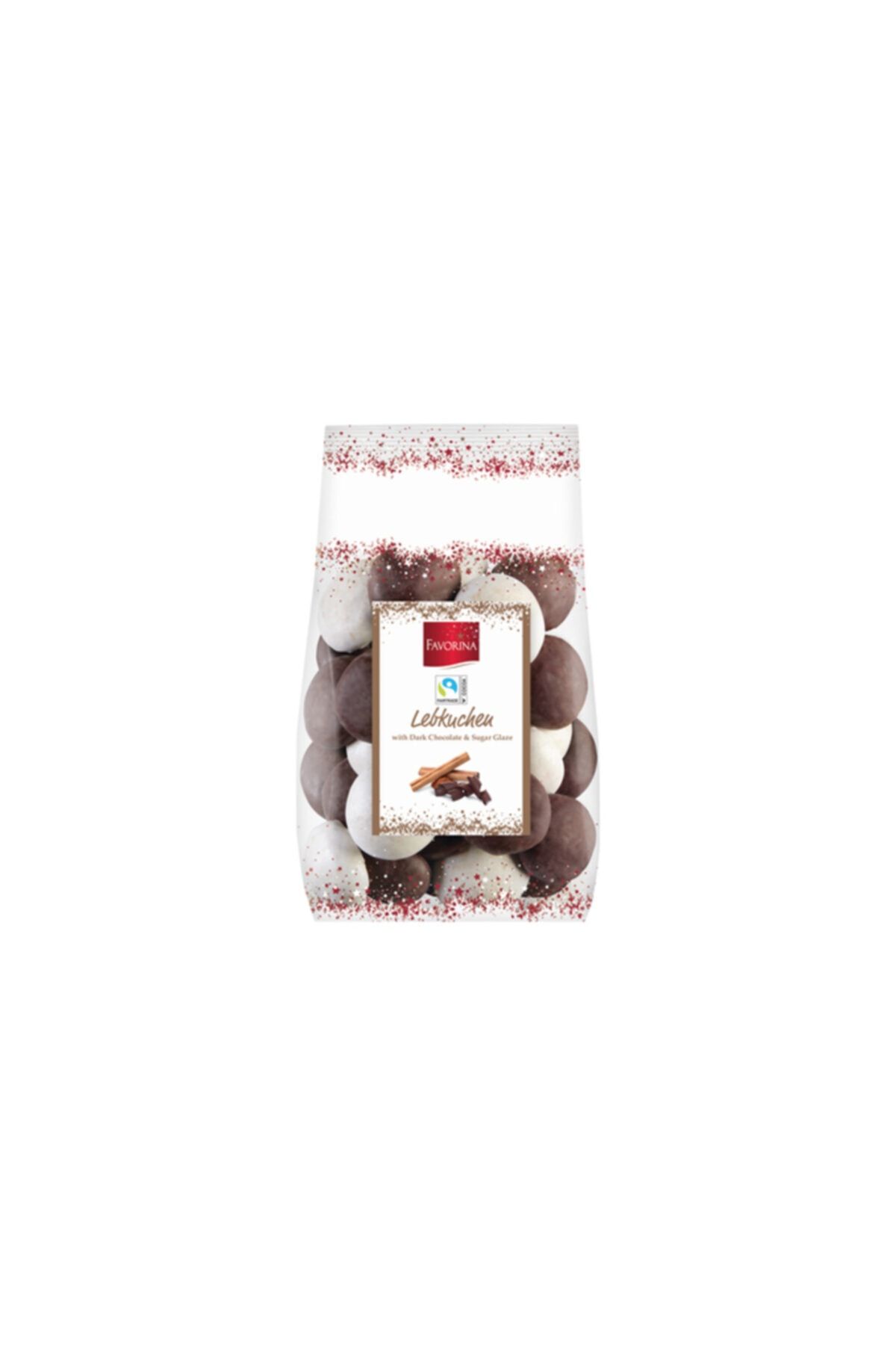 Favorina Favorina Lebkuchen Dark Chocolate &sugar Glaze Bitter Çikolatalı Noel Kurabiyeleri 600gr