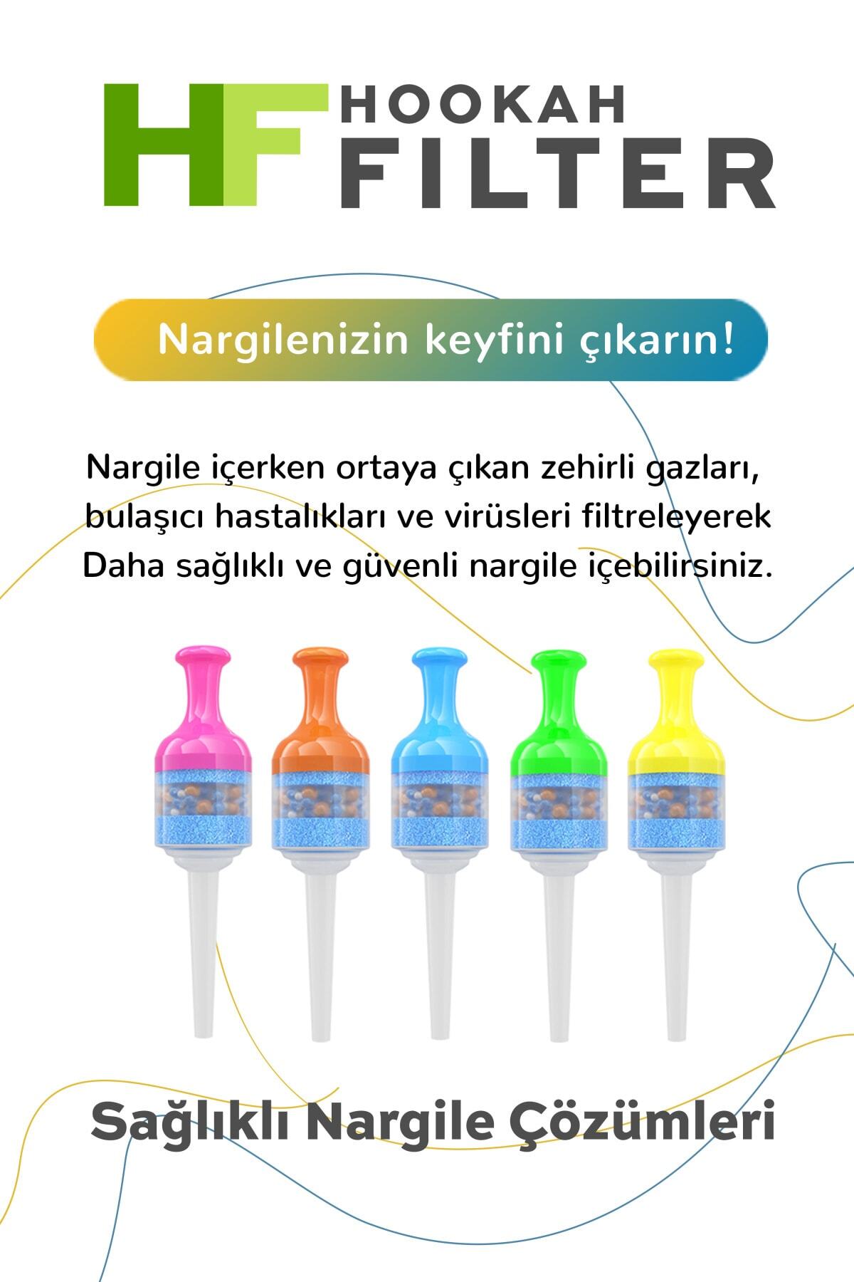 HookahFilter - Nargile Kullanıcıları Için Özel Filtreli Sipsi - 100 Adet -