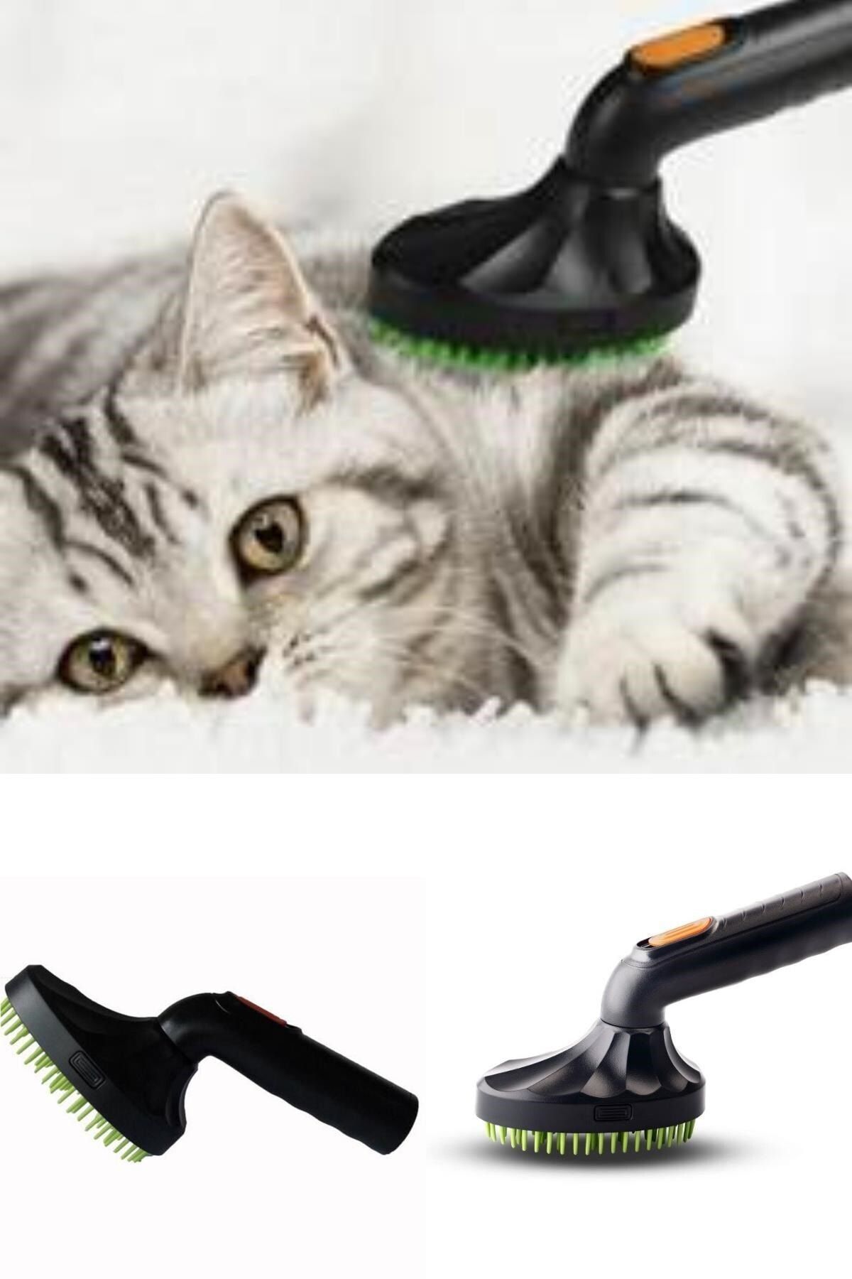Sharp Store Süpürgeye Takılabilir Ergonomik Kedi Köpek Tüy Tarama Fırçası