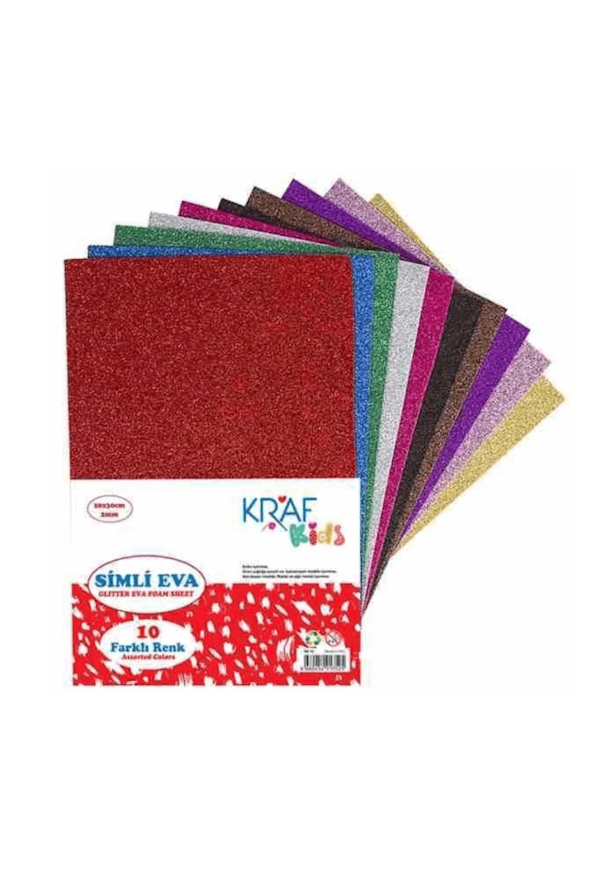 KRAF Kıds Eva 20x30 2 Mm Simli 10 Lu Kk10