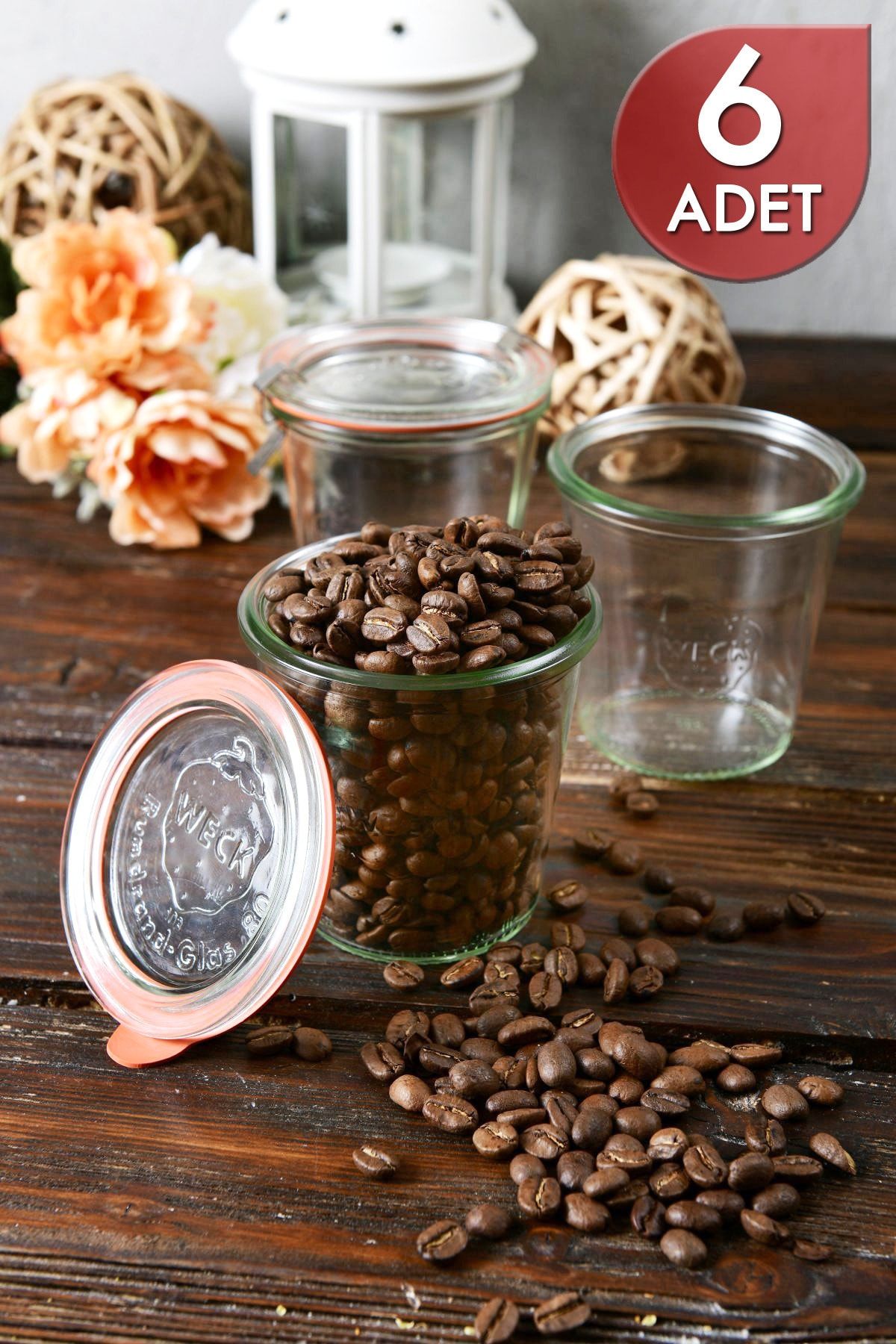 Weck 290 Ml Cam Saklama Kavanoz Seti (6 Adet)