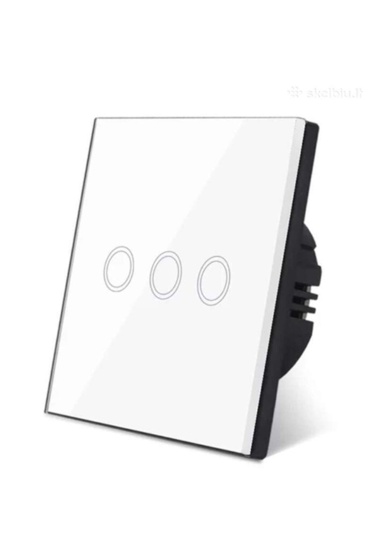 Alfa Wifi3xtouch Beyaz Wifi Kristal Led Panel Iki Tuşlu Dokunmatik Anahtar Duvar Işık Komütatör