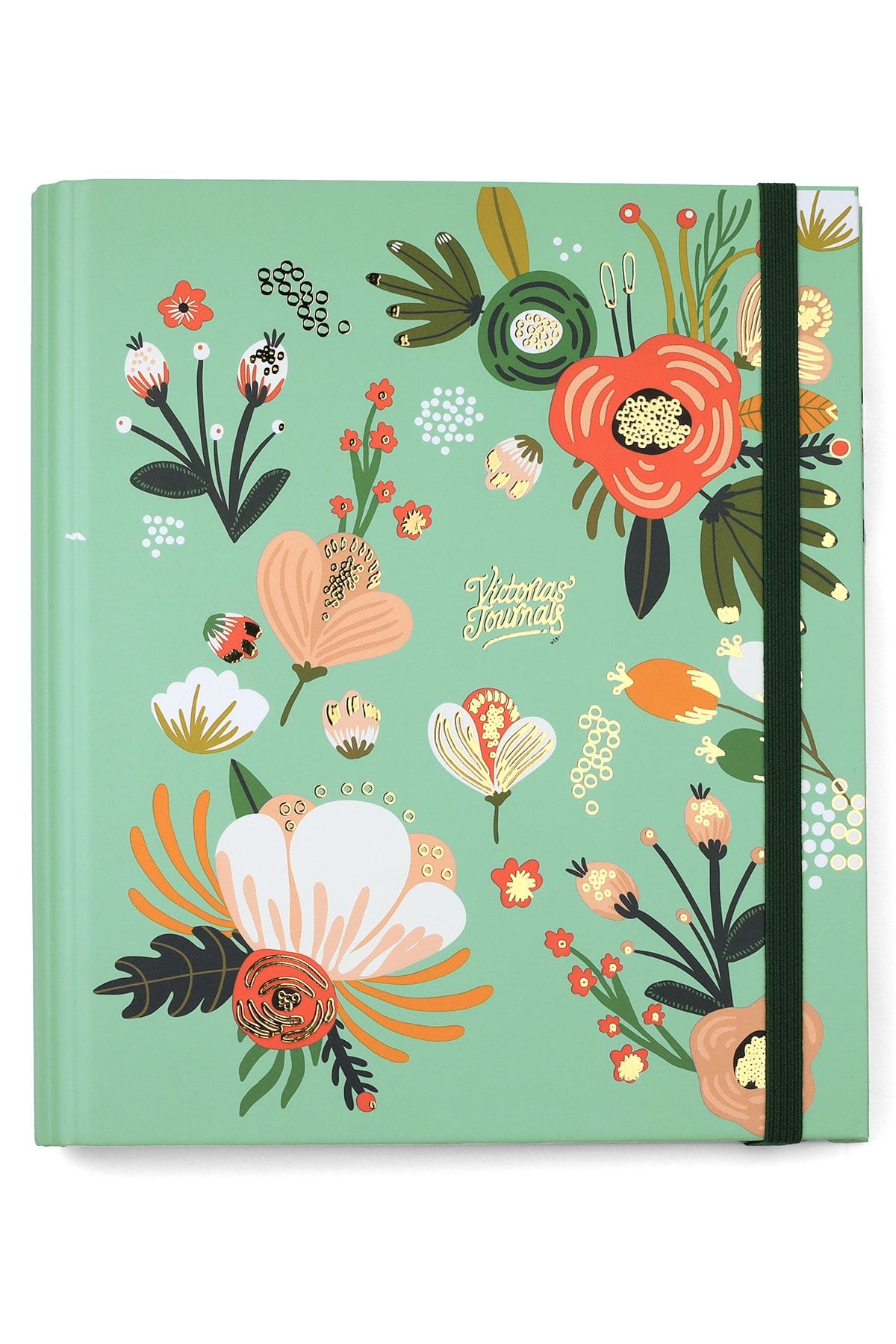 Victoria's Journals Retro Süresiz Planlayıcı Ajanda 17x24 Cm Yeşil
