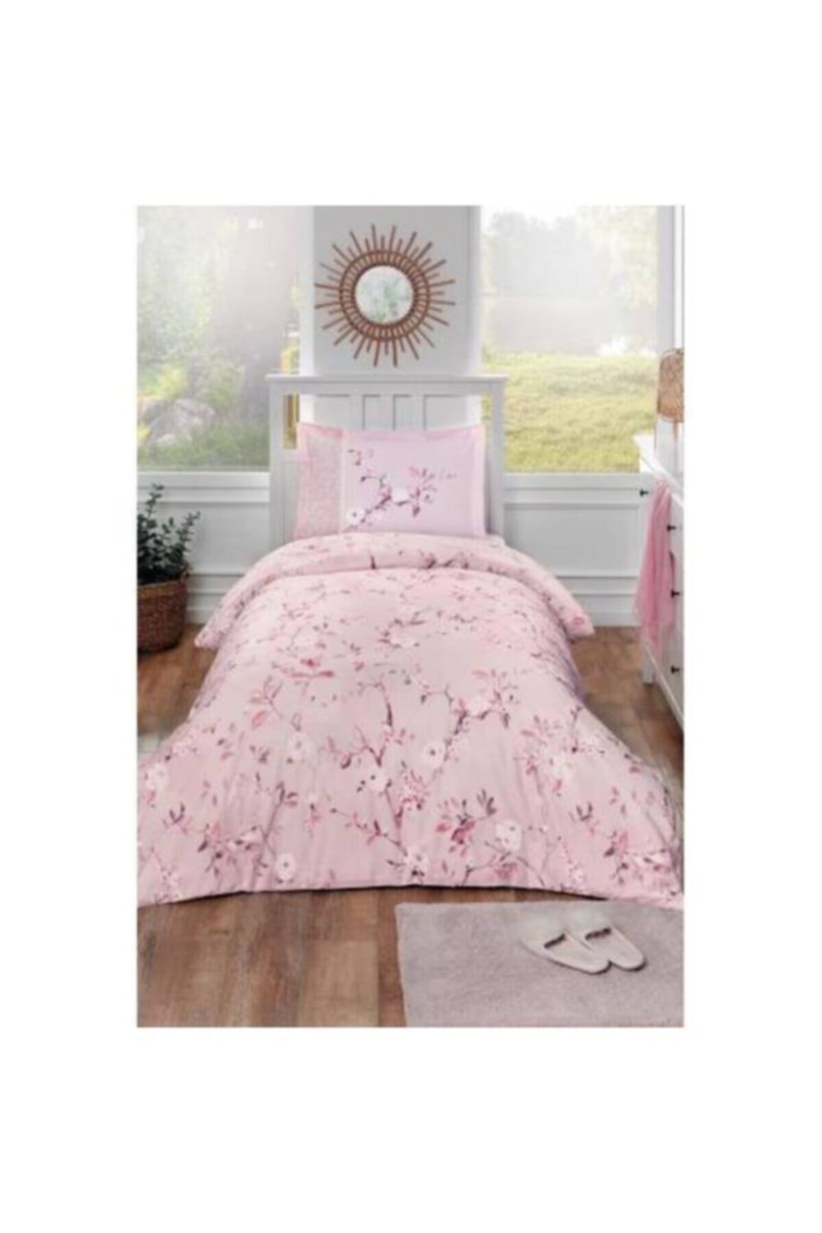 Özdilek Ivy Tek Kişilik Pembe Uyku Seti