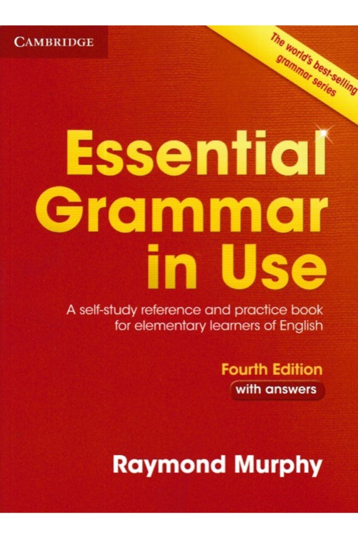 Cambridge Üniversity Prress Cambridge Essential Grammar In Use With Answers Kırmızı