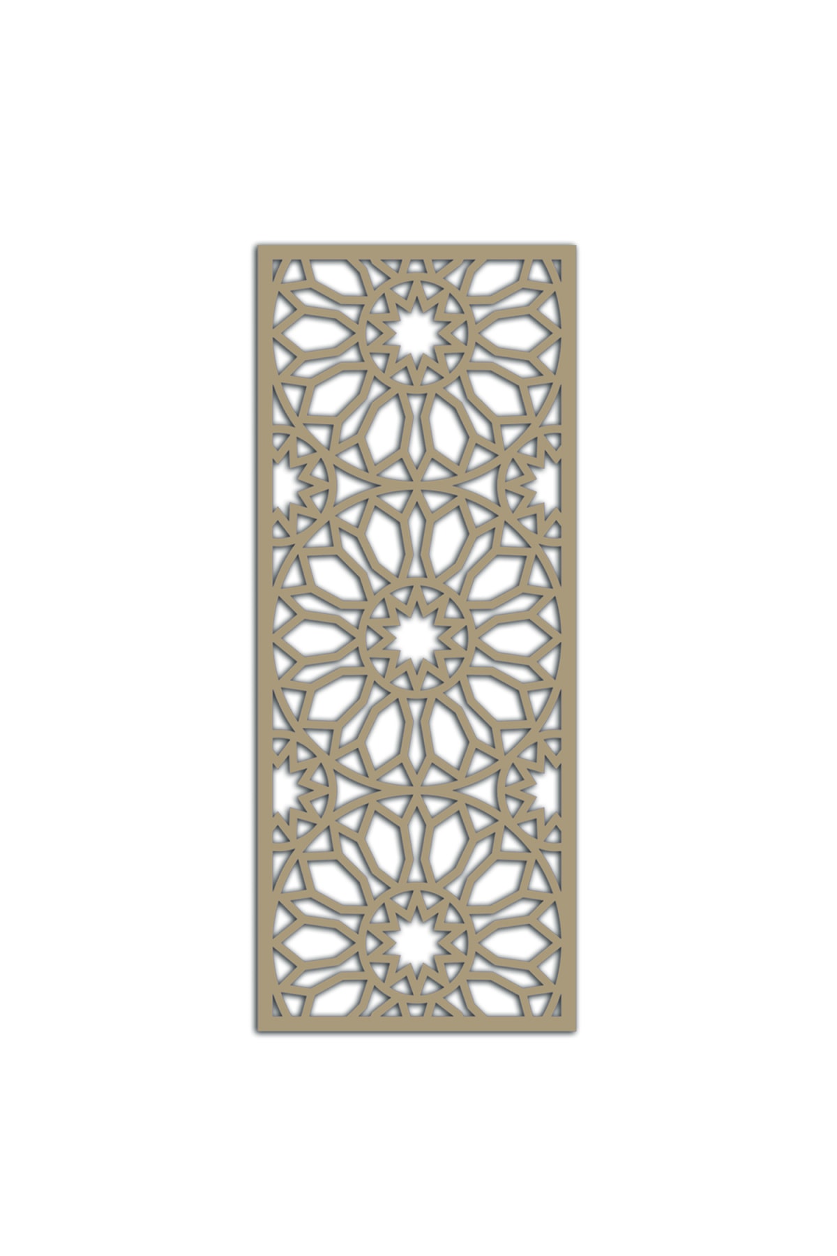 Liar Dekor Liar Ahşap Seperatör (Paravan) - KSP-201 - (10 mm) - (85 cm x 210 cm) - (Ham)