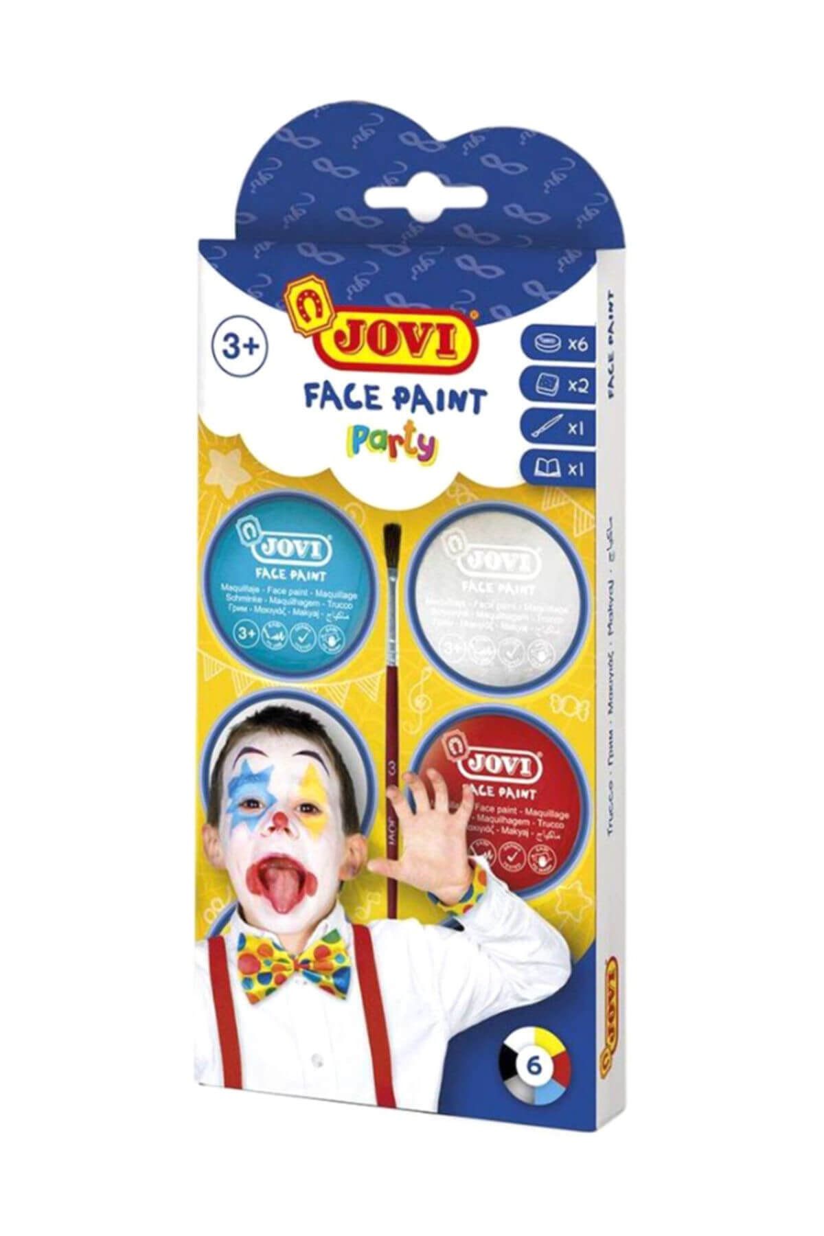 Jovi Yüz Boyası Kiti Parti 6 Renk Krem