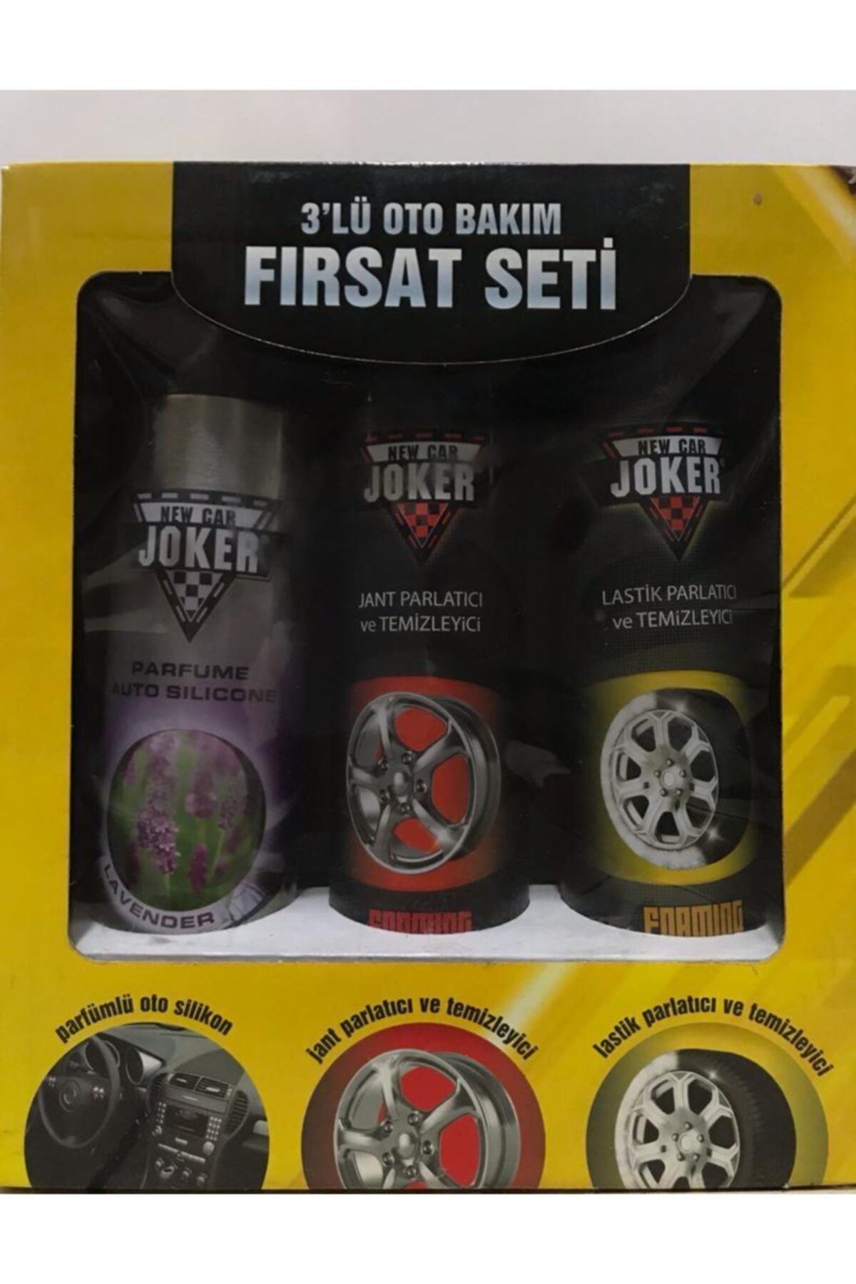 JOKER's 3'lü Oto Bakım Seti