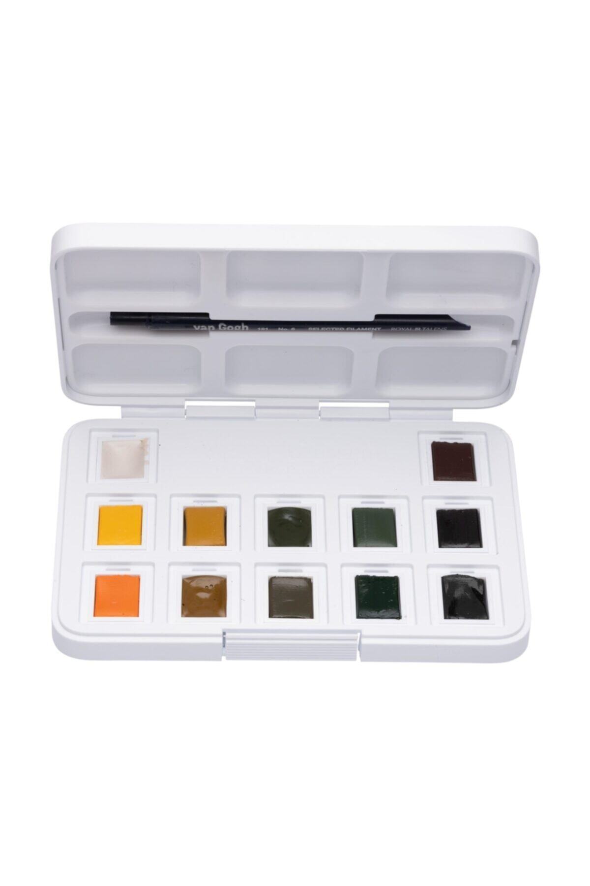 Van Gogh : Tablet Sulu Boya Seti : Shades Of Nature 12 Renk (plastik Kutu)