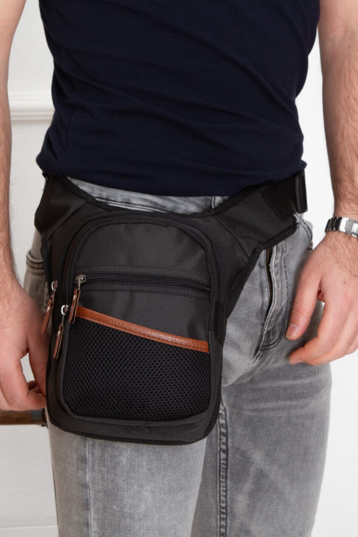 Newish Motorcu Kurye Bel Bacak Çantası