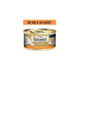 Purina Gold Kıyılmış Hindi Etli Kedi Konservesi 85 gr X 10 Adet Eksprespet Image 0
