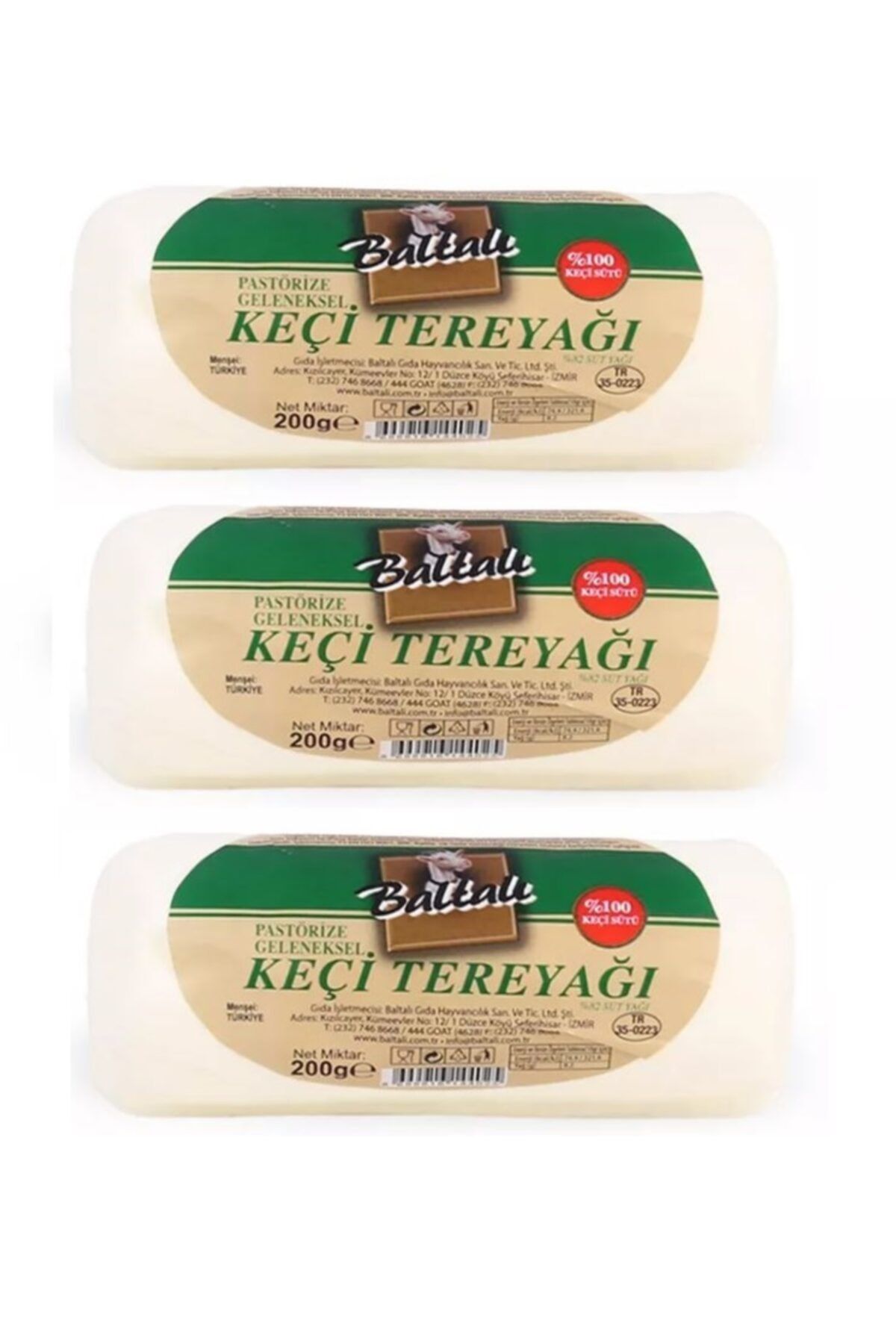 Baltalı 200 Gr Tereyağı X 3 Adet