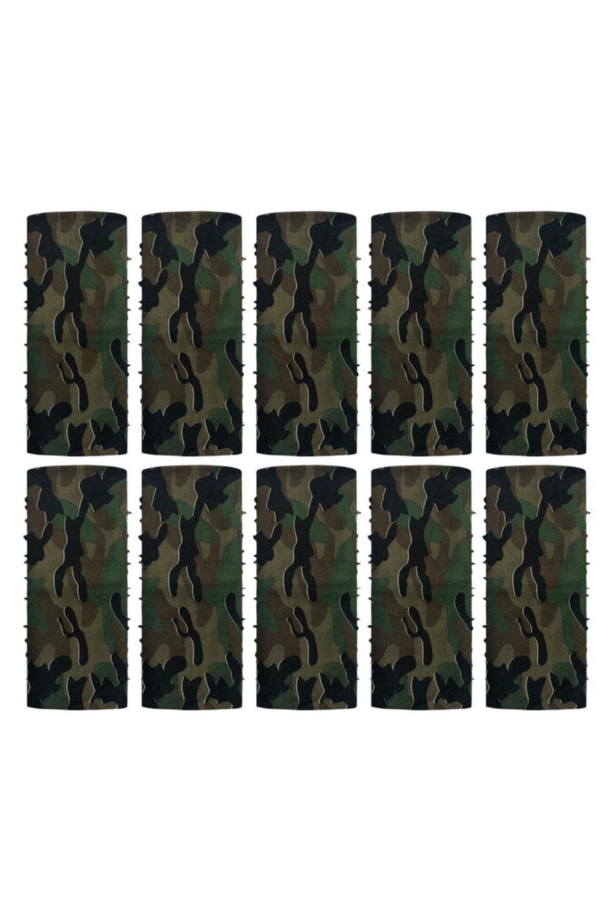 Knmaster Soldier Buff Bandana Boyunluk Maske Saç Bandı 10'lu Paket