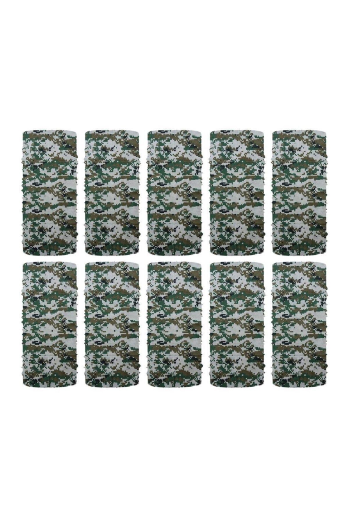 Knmaster Mix Buff Bandana Boyunluk Maske Saç Bandı 10'lu Paket