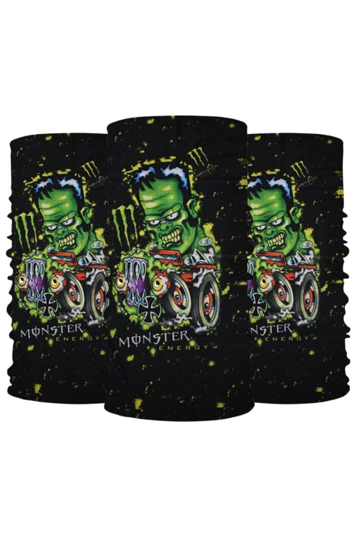 Knmaster Masked Man Buff Bandana Boyunluk Maske Saç Bandı 3'lü Paket