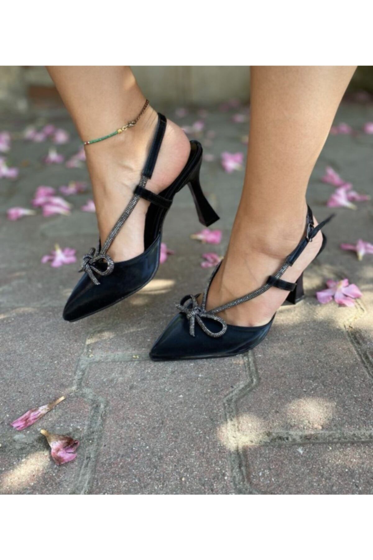 TANSU YEŞİL Stiletto Topuklu Ayakkabı