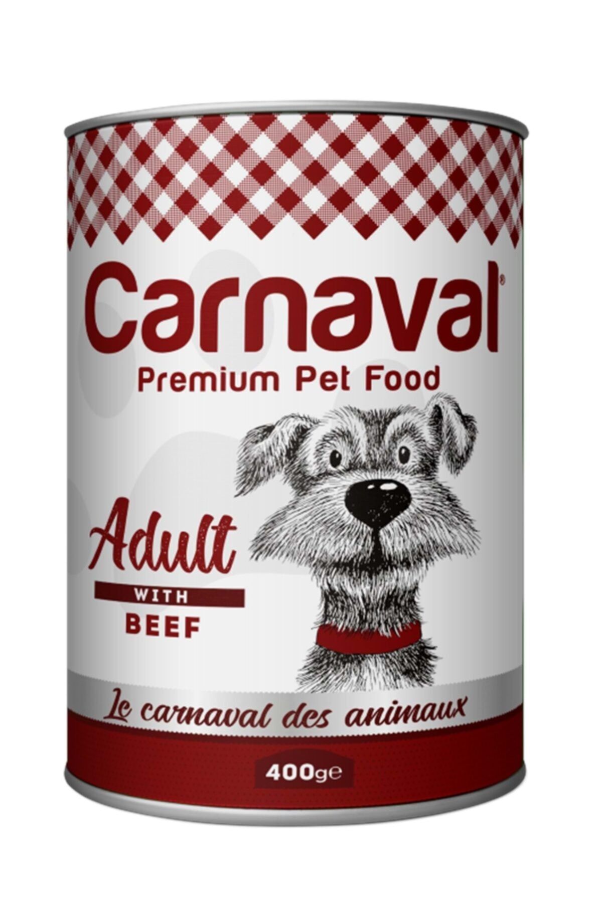 Carnaval Dog Köpek Konservesi Biftekli 400 Gr