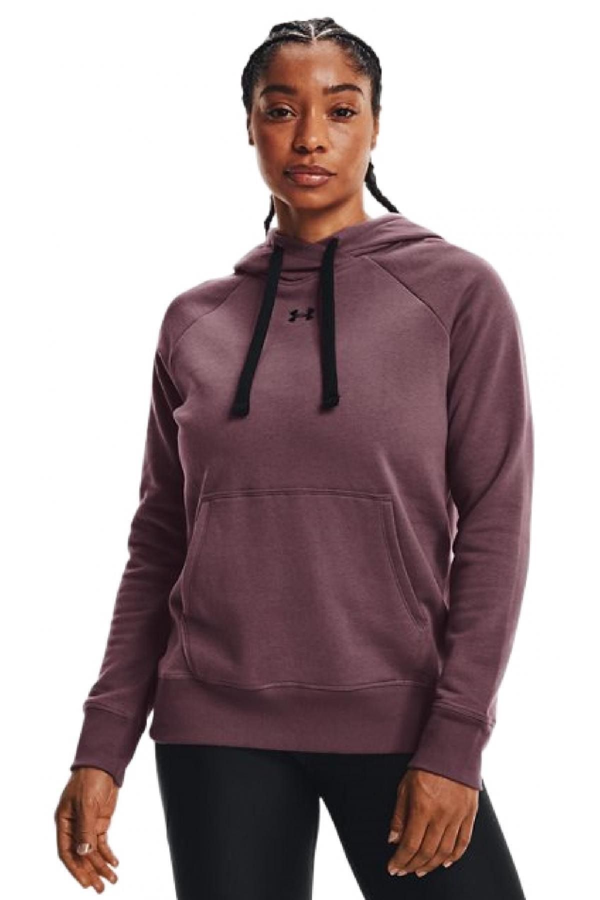 Under Armour 1356317 Rival Fleece Hb Hoodie Mor Kadın Sweatshirt