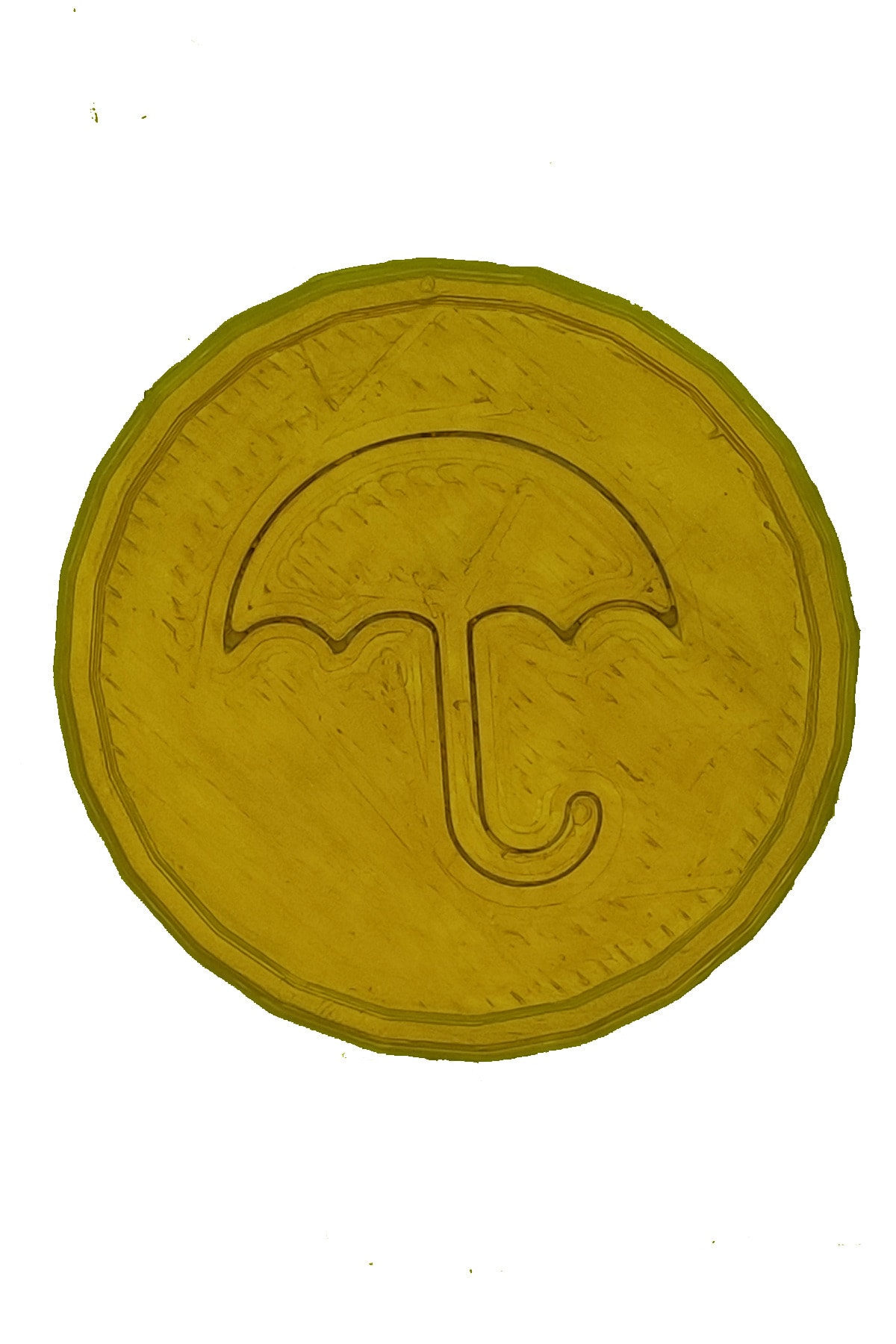 3 Boyutlu Ticaret Squid Game - Kalamar Oyunu Şekeri Bardak Altlığı Şemsiye