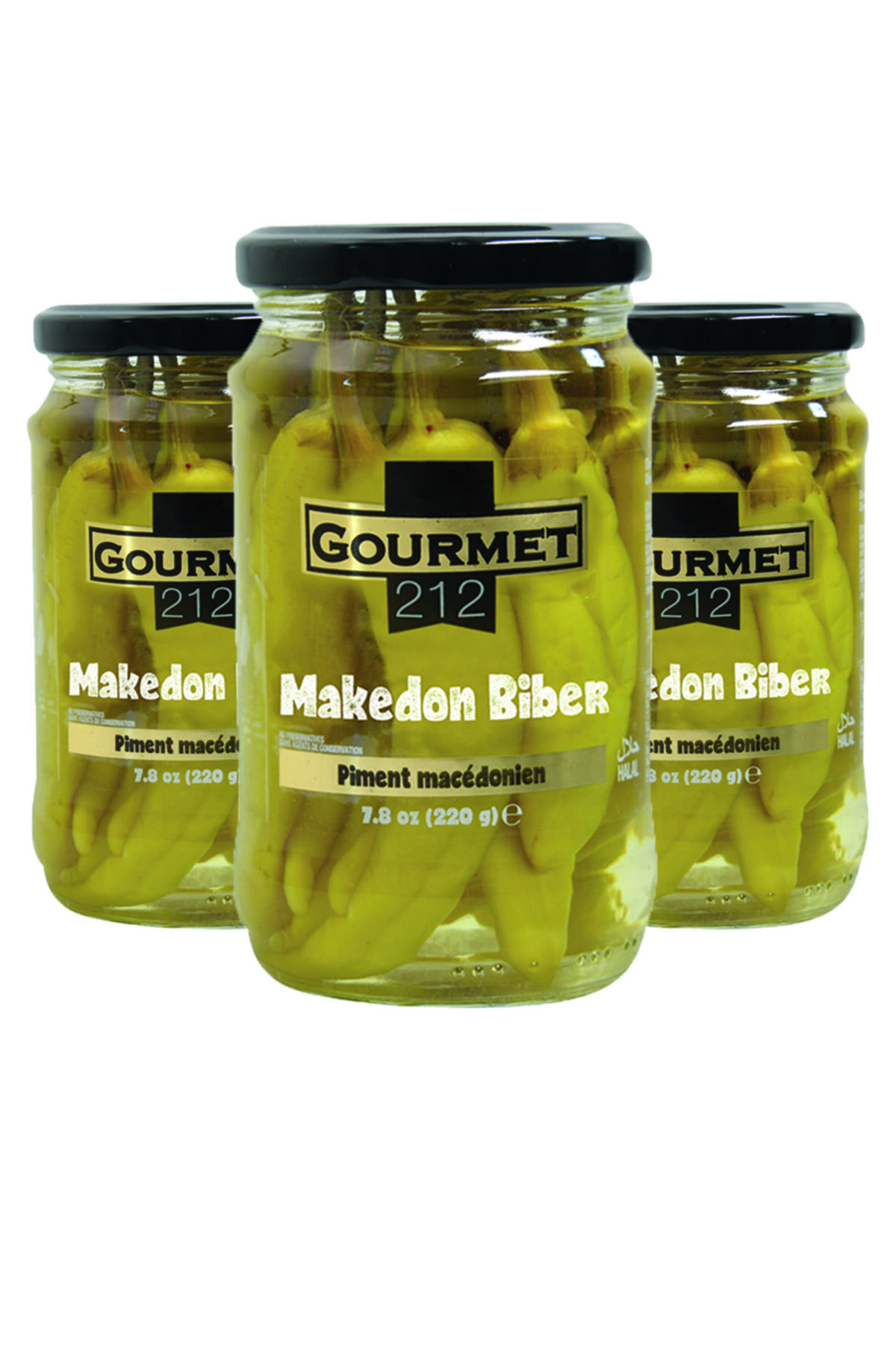 Gourmet212 Biber Turşusu, Köfteci Turşu (3 Adet X 320cc)