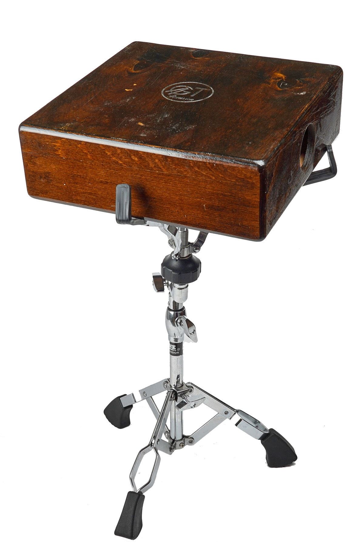 GT Percussion Pro Trampet Cajon Kare (CEVİZ)