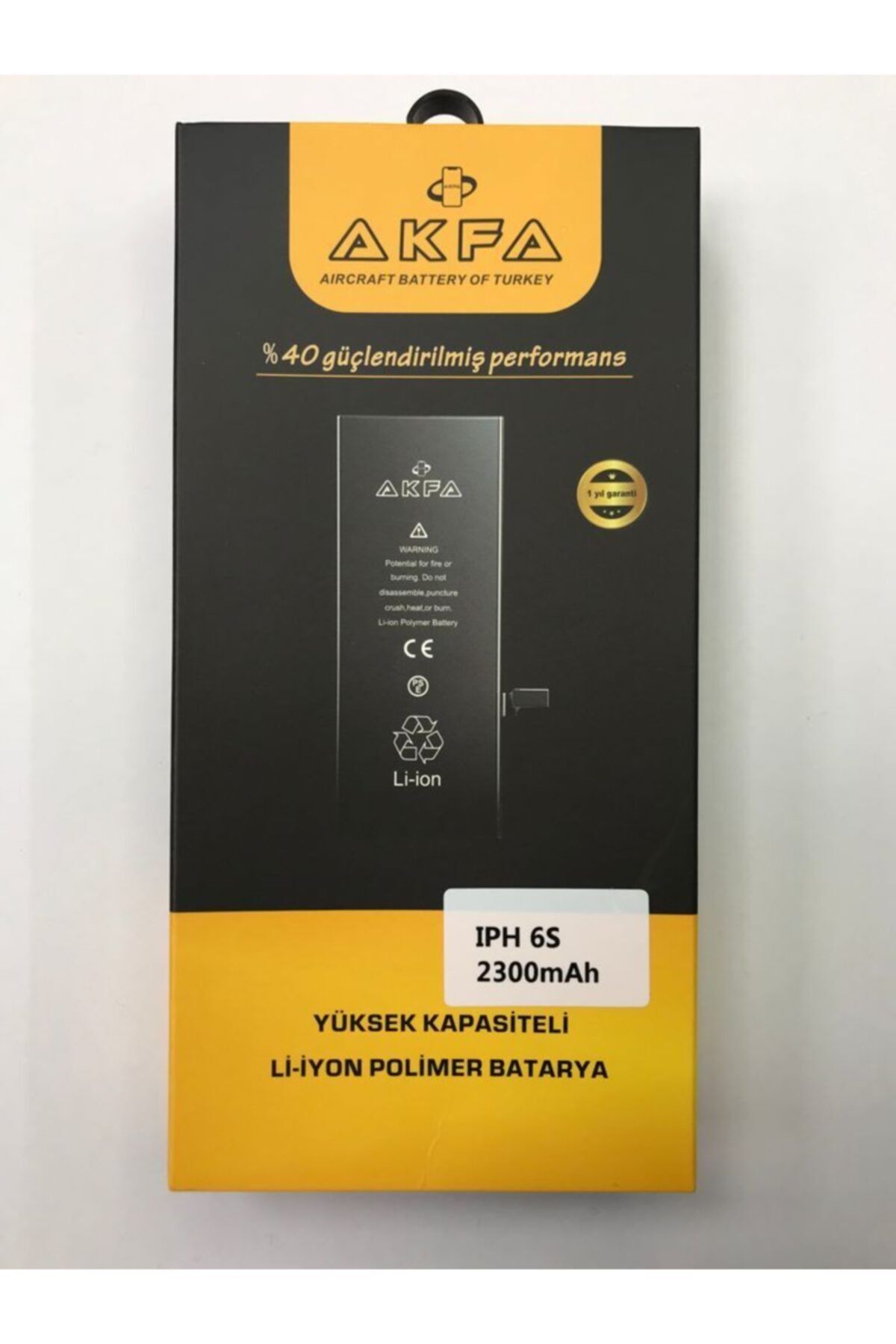 Akfa Iphone 6s Uyumlu %40 Güçlendirilmiş Performans Batarya 1 Yıl Garantili