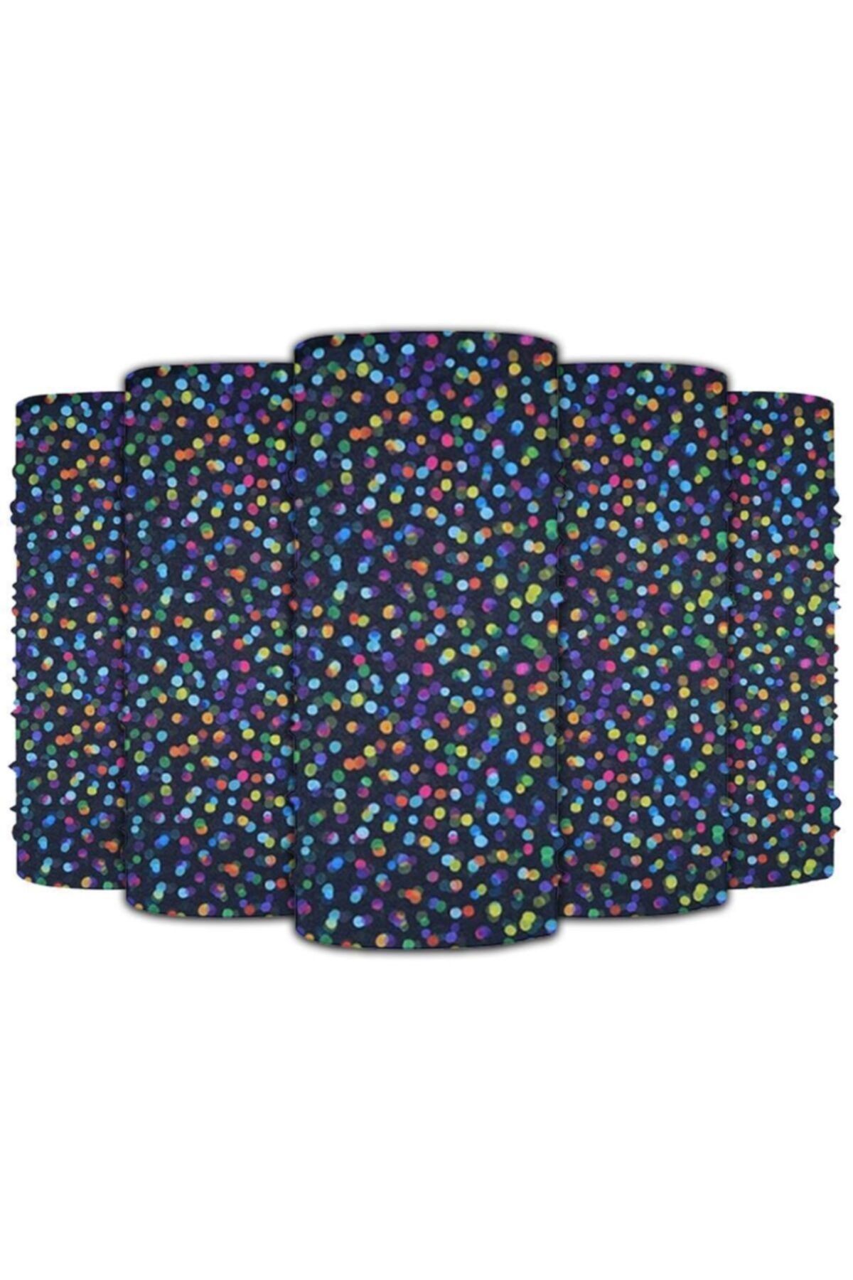 Knmaster Particle Buff Bandana Boyunluk Maske Saç Bandı 5'li Paket