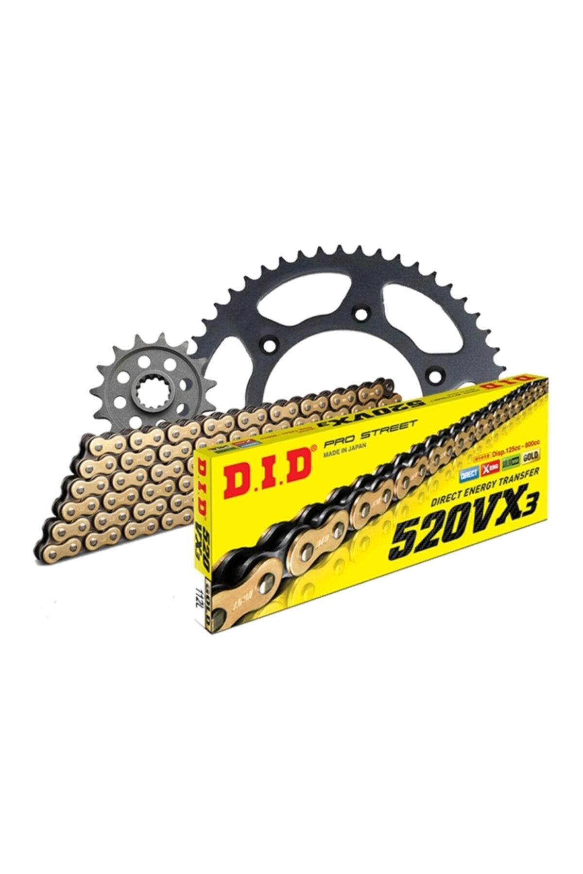 D.I.D Trıumph Bonnevılle 900 Uyumlu 16-18 Zincir Dişli Set 17t-41t