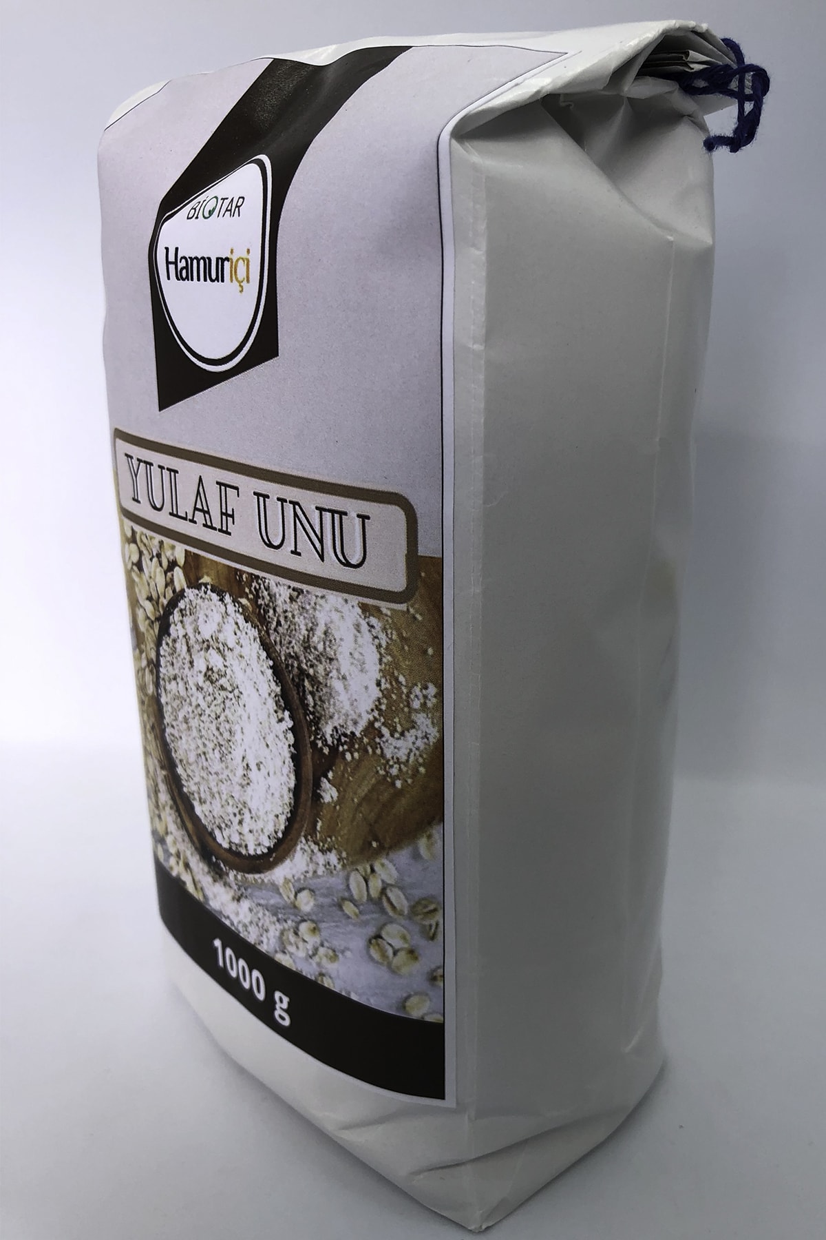 BİOTAR Organik Tarım Ürünleri Hamuriçi Organik Yulaf Unu 1000 gr X 6 Adet