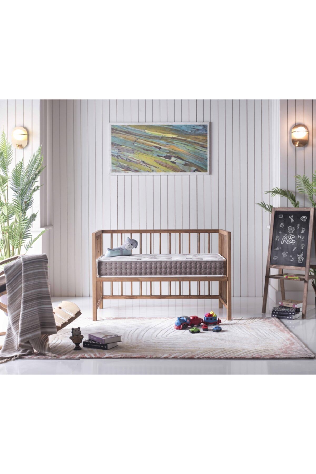 Bera Yatak Bamboo Ortopedik Süngerli Bebek Yatağı 70x110