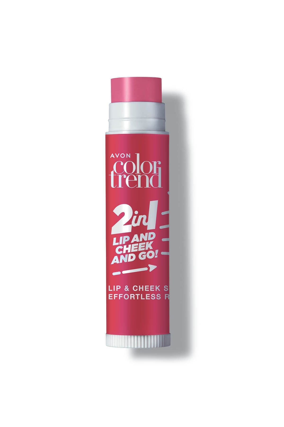 AVON Color Trend Dudak Ve Yanak Için Renklendirici Stik - Efortless Rose