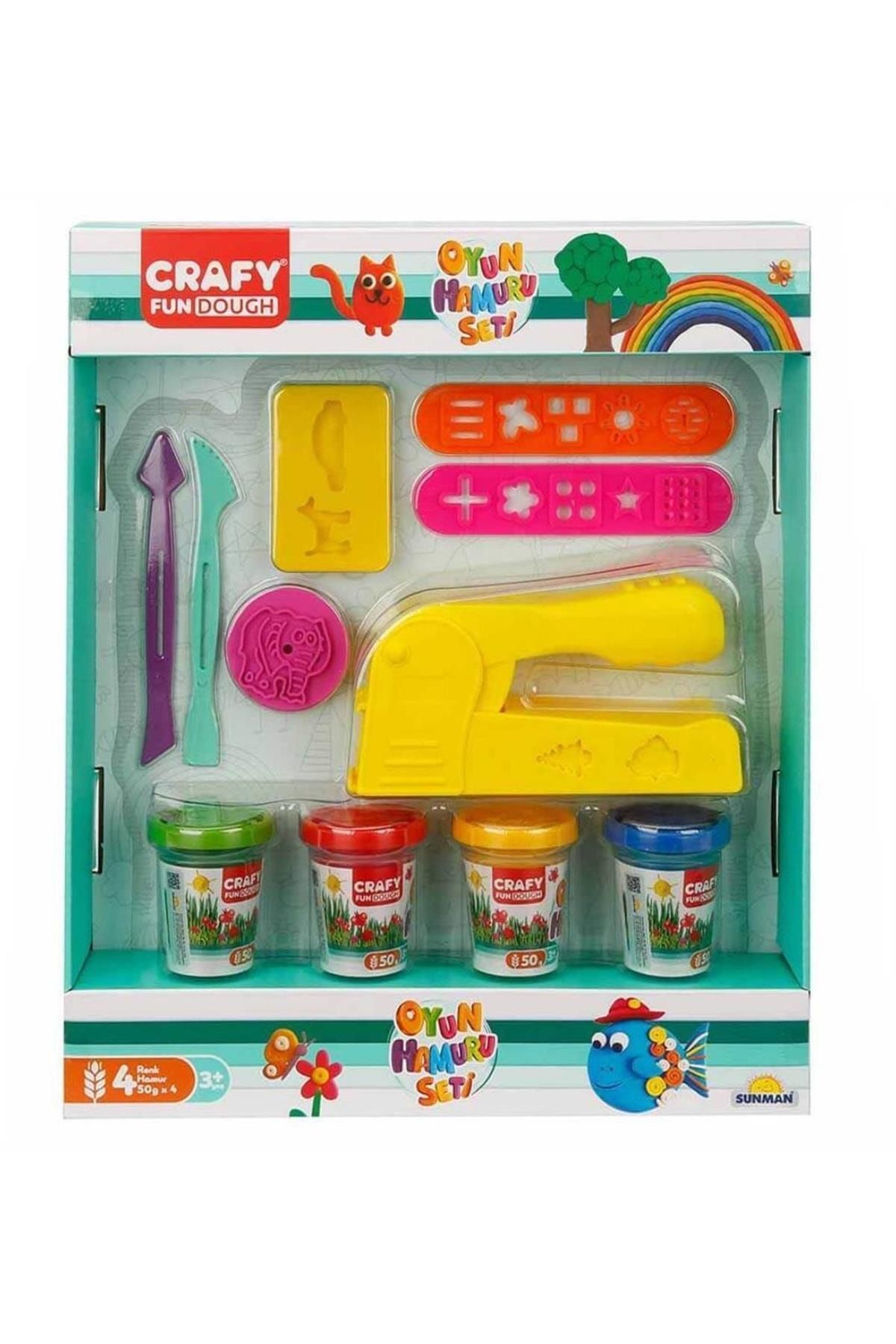 CRAFY Marka Oyun Hamuru Tasarım Seti Çok Renkli 1 Adet