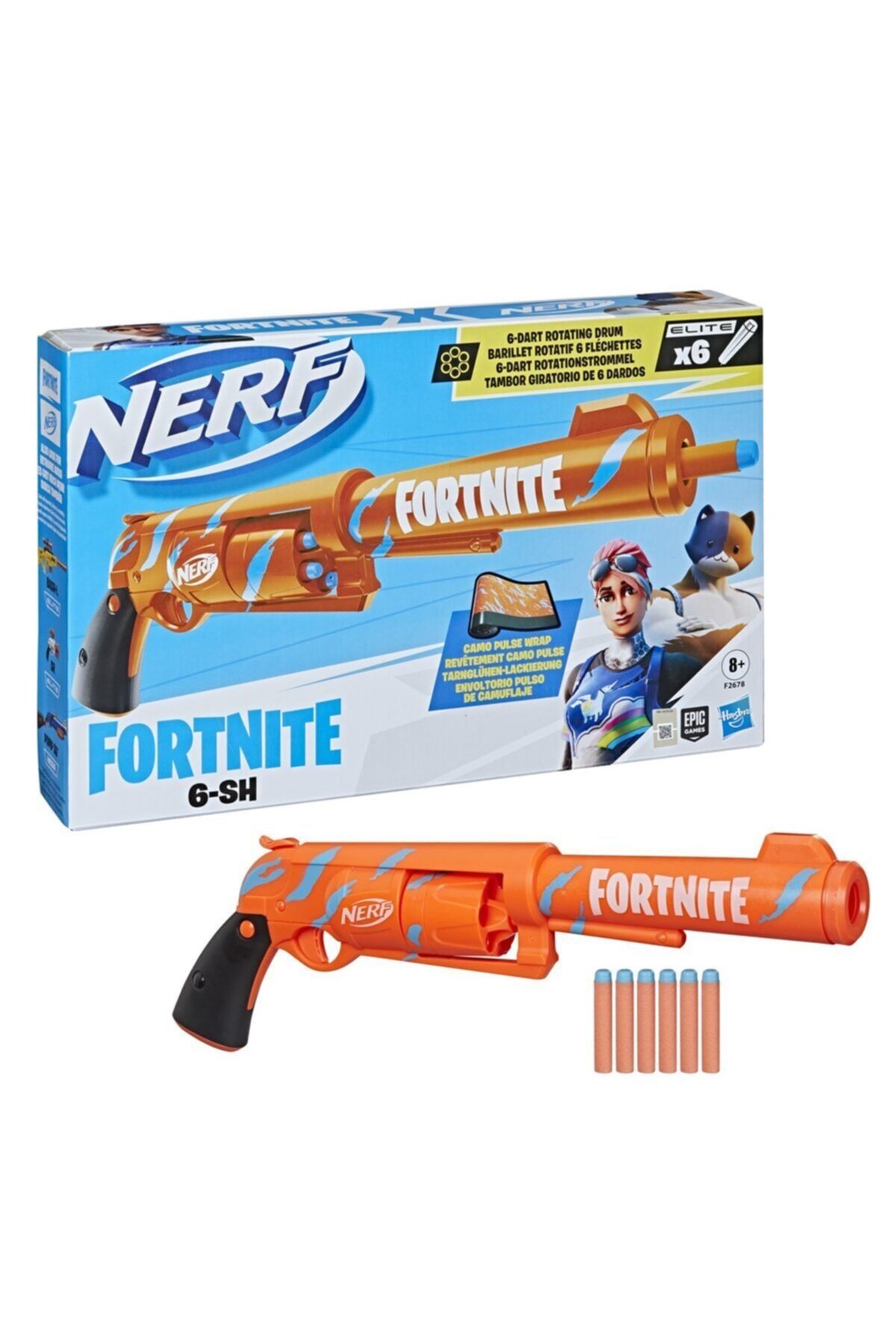 Nerf F2678 - Fortnite 6-sh +8 Yaş
