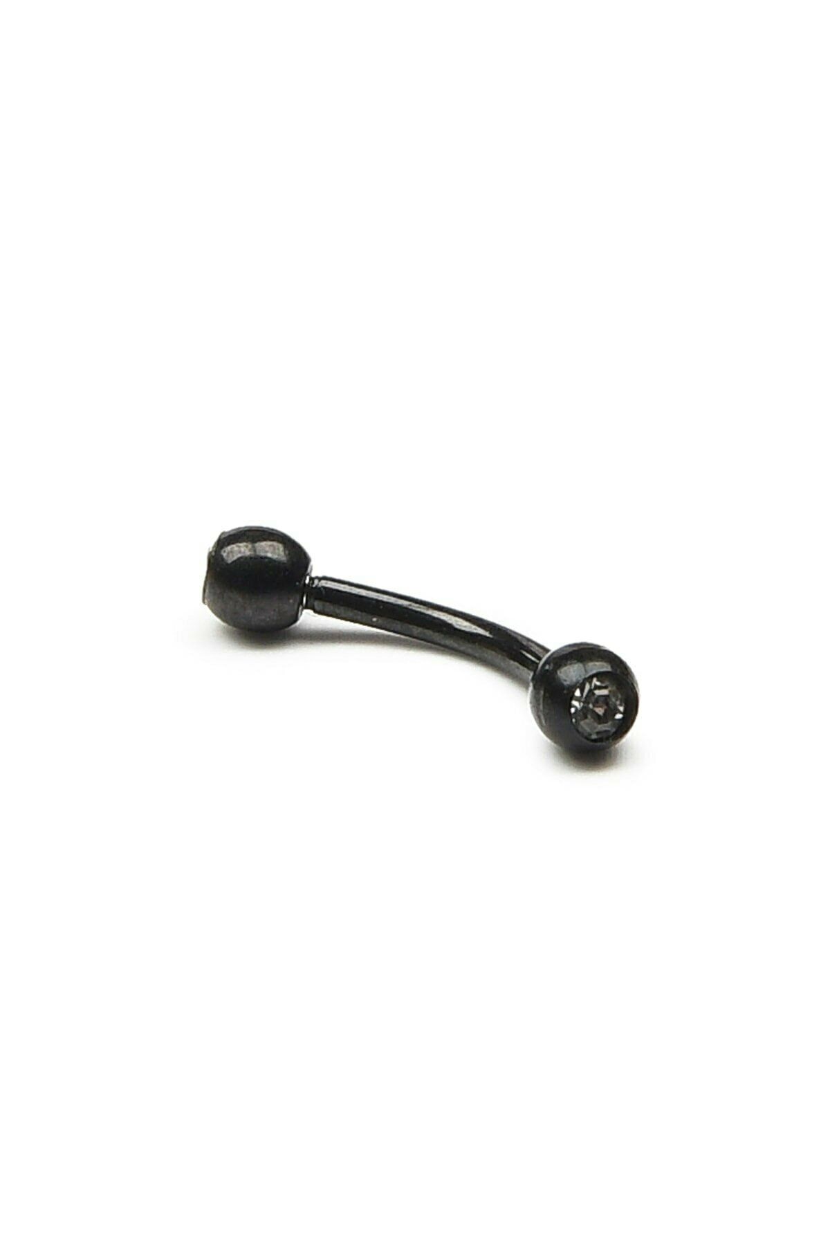 keysshop Çelik Cerrahi Zirkon Taşlı Kaş Piercing
