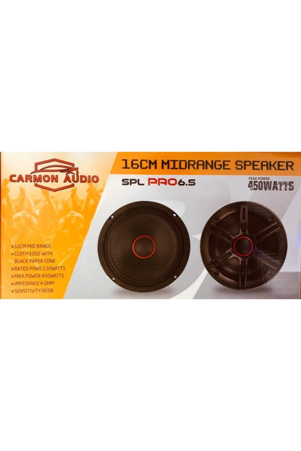 BL CARMON Carmon Audio Spl Pro 6.5 16 Cm Midrange Yeni Seri