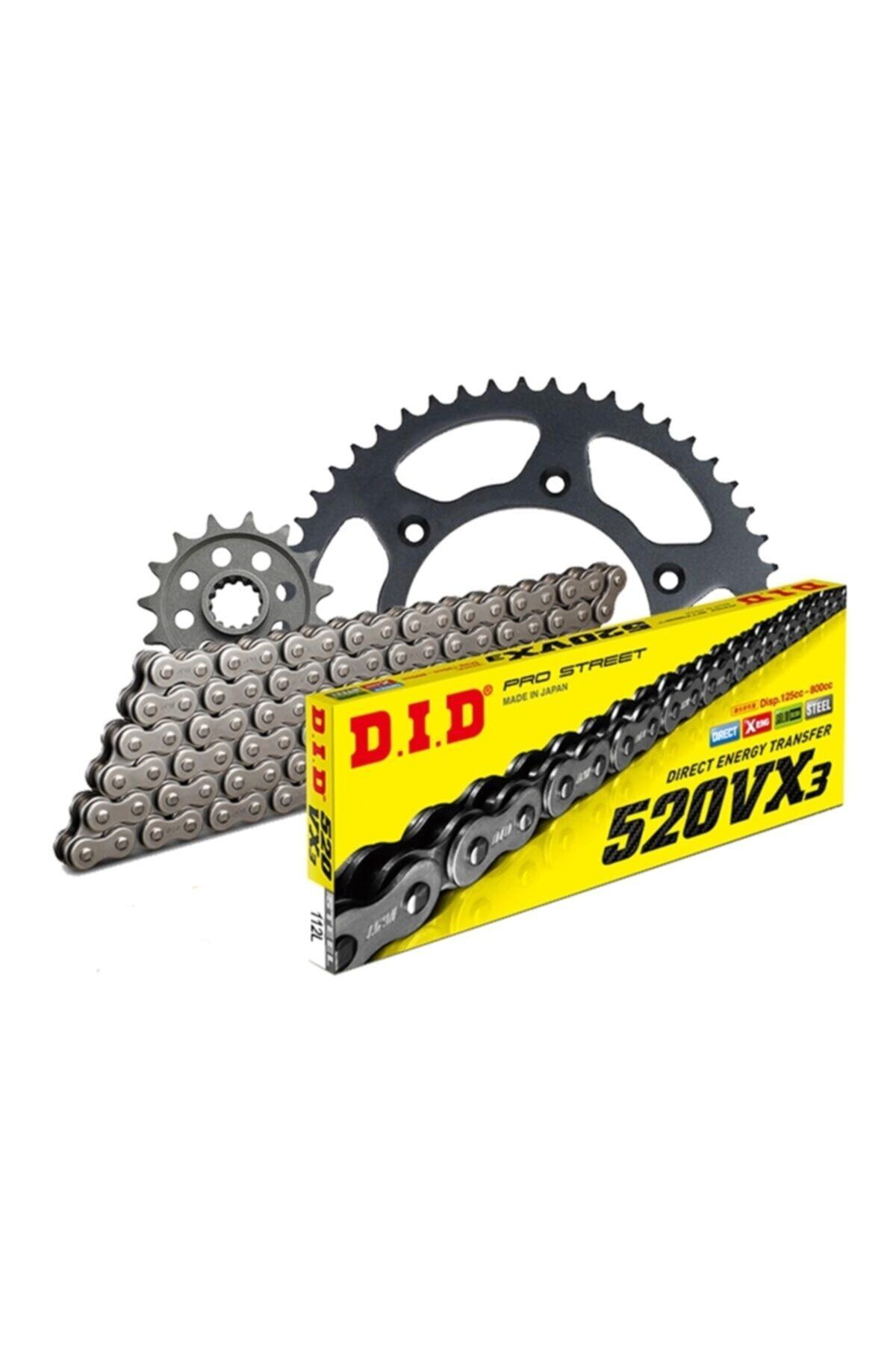 D.I.D Kawasakı Vn 650 Vulcan 15-20 Zincir Dişli Set 15t-46t