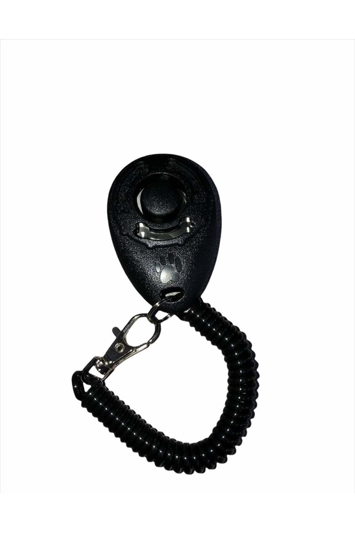 Euro Asia Pet Köpek Eğitimi Için Kayışlı Clicker 6 Cm. Siyah